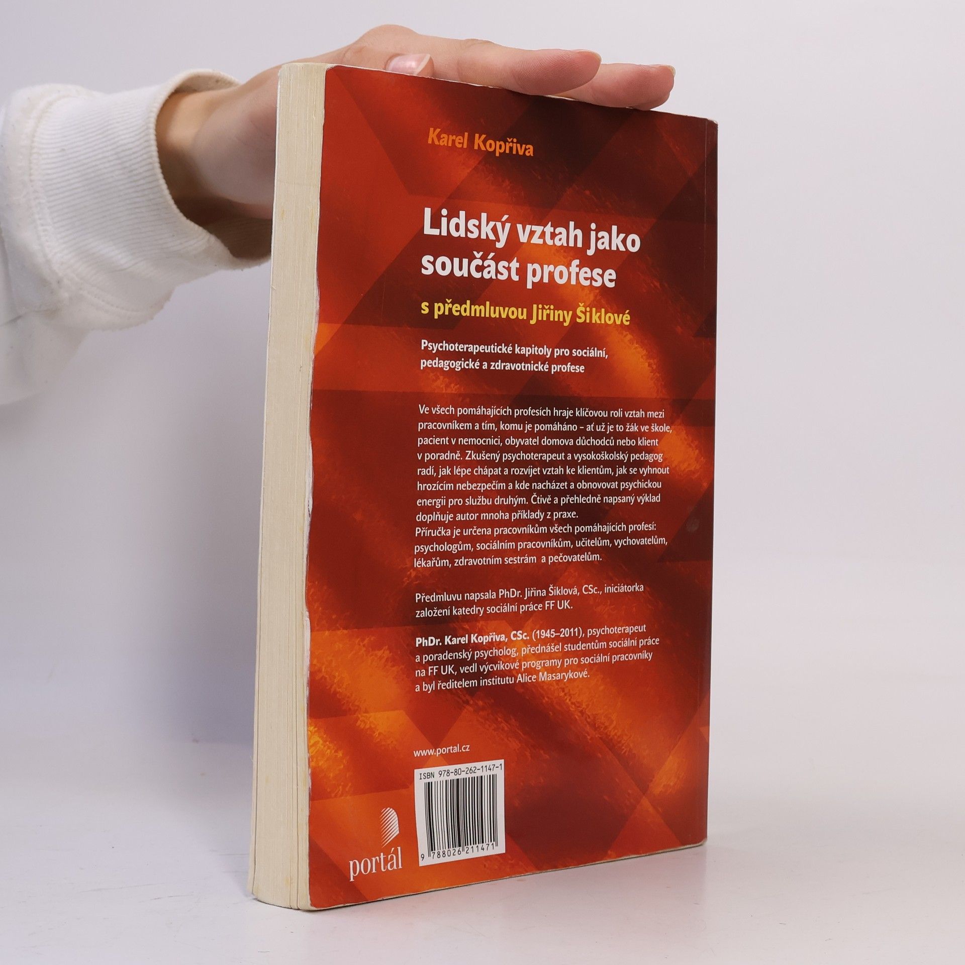 Jiřina Šiklová Lidský vztah jako součást profese
