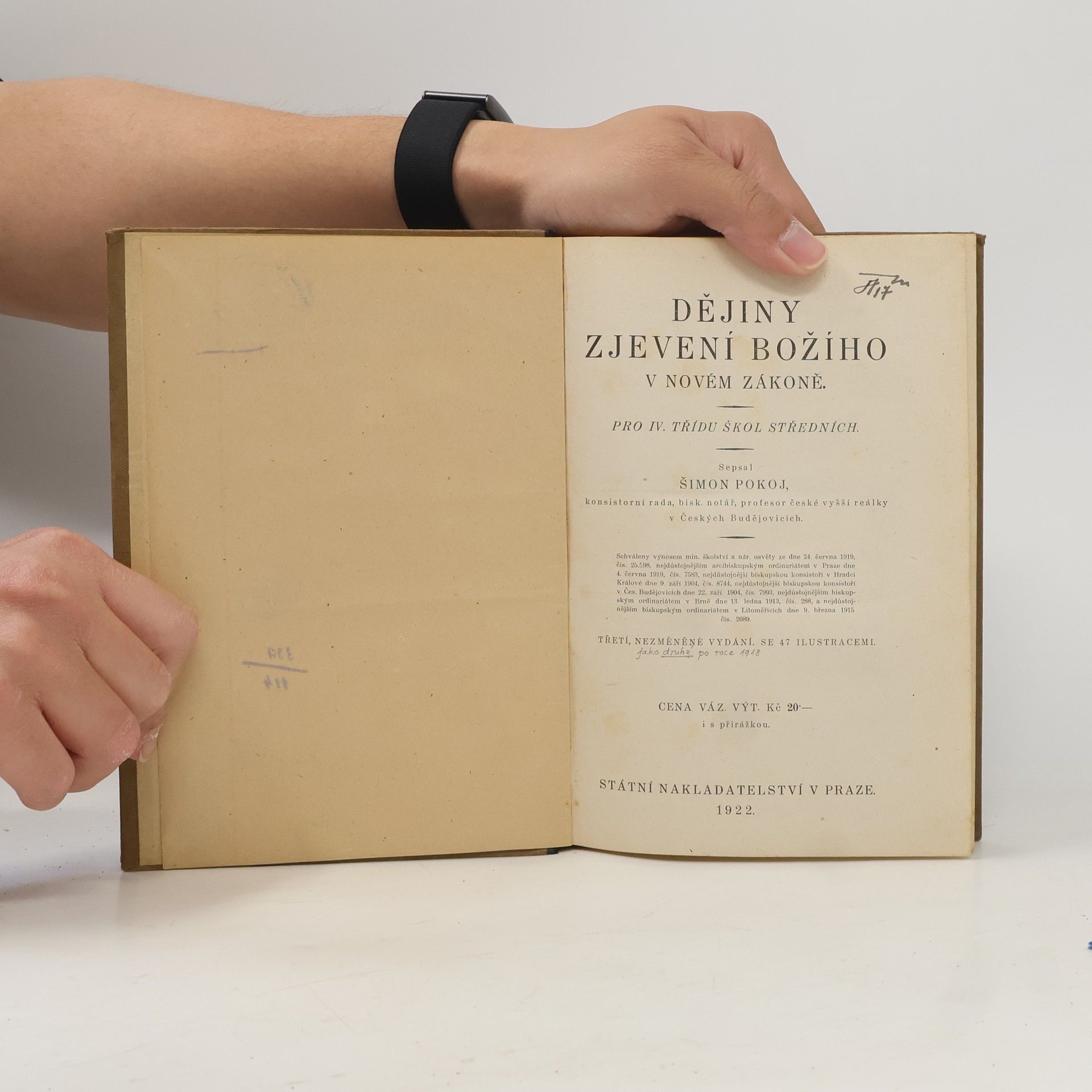 Šimon Pokoj Dějiny zjevení Božího v Novém Zákoně