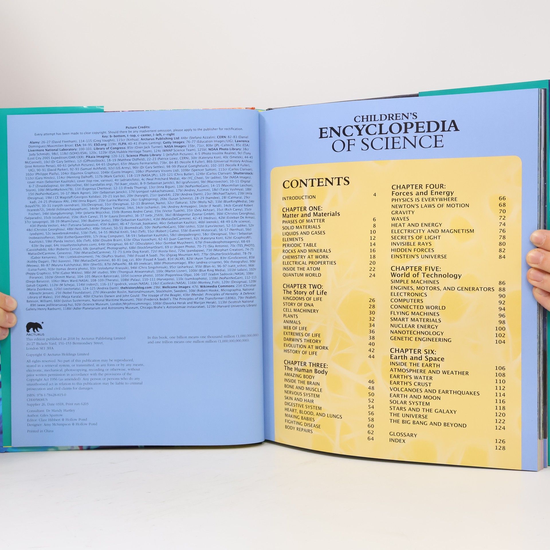Giles Sparrow Arcturus Children's Reference Library: Children's Encyclopedia of Science
