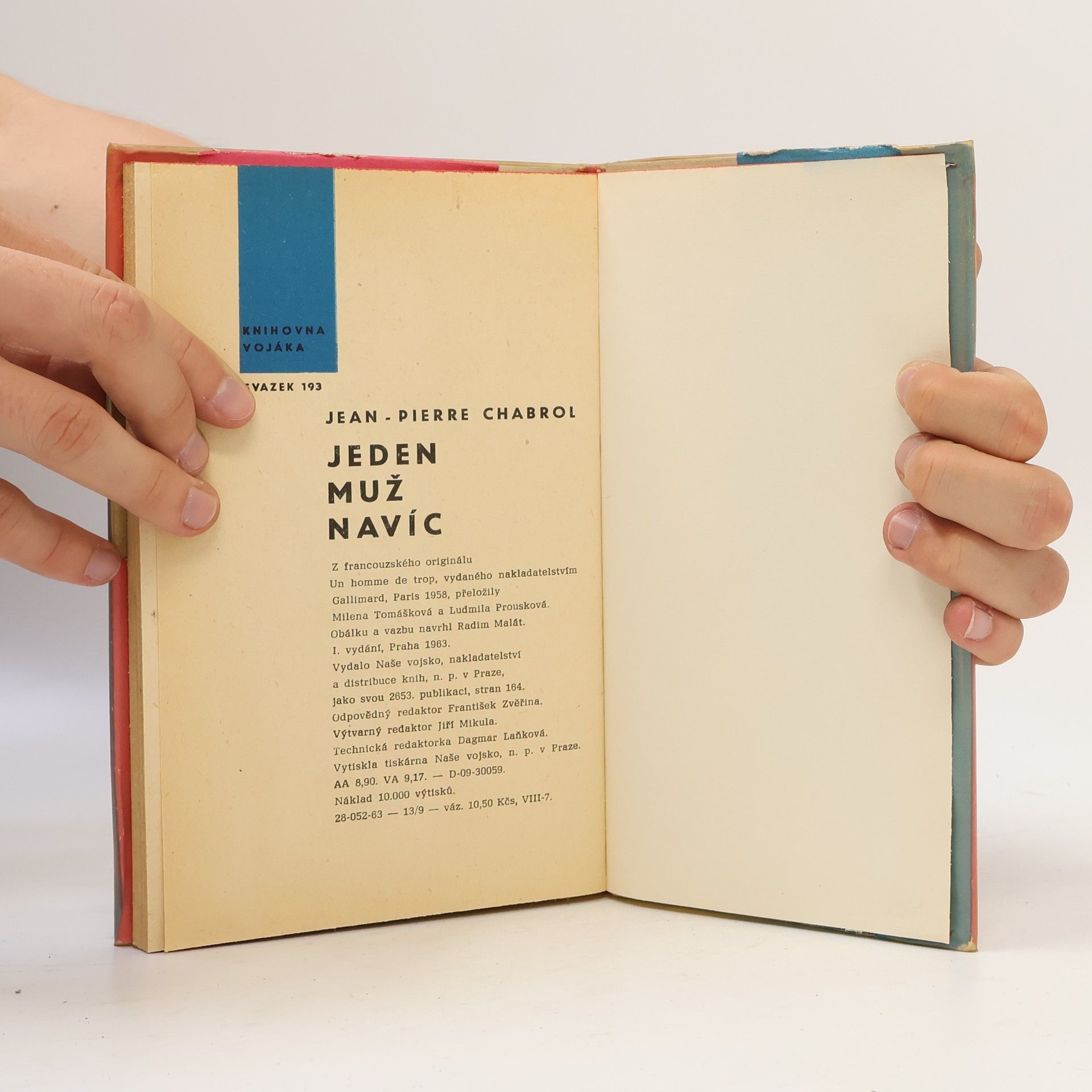 Jean Pierre Chabrol Jeden muž navíc