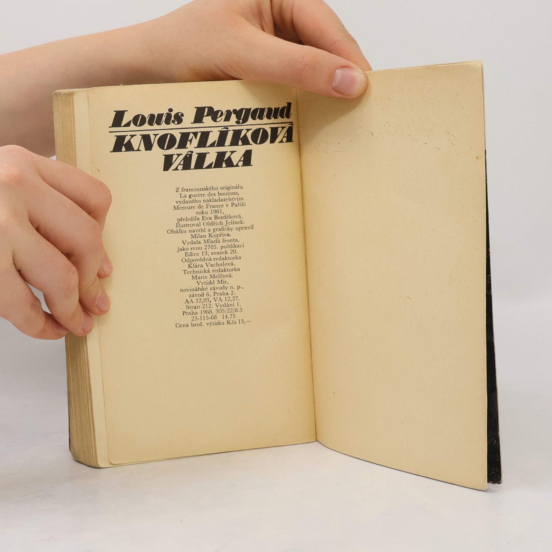 Louis Pergaud Knoflíková válka