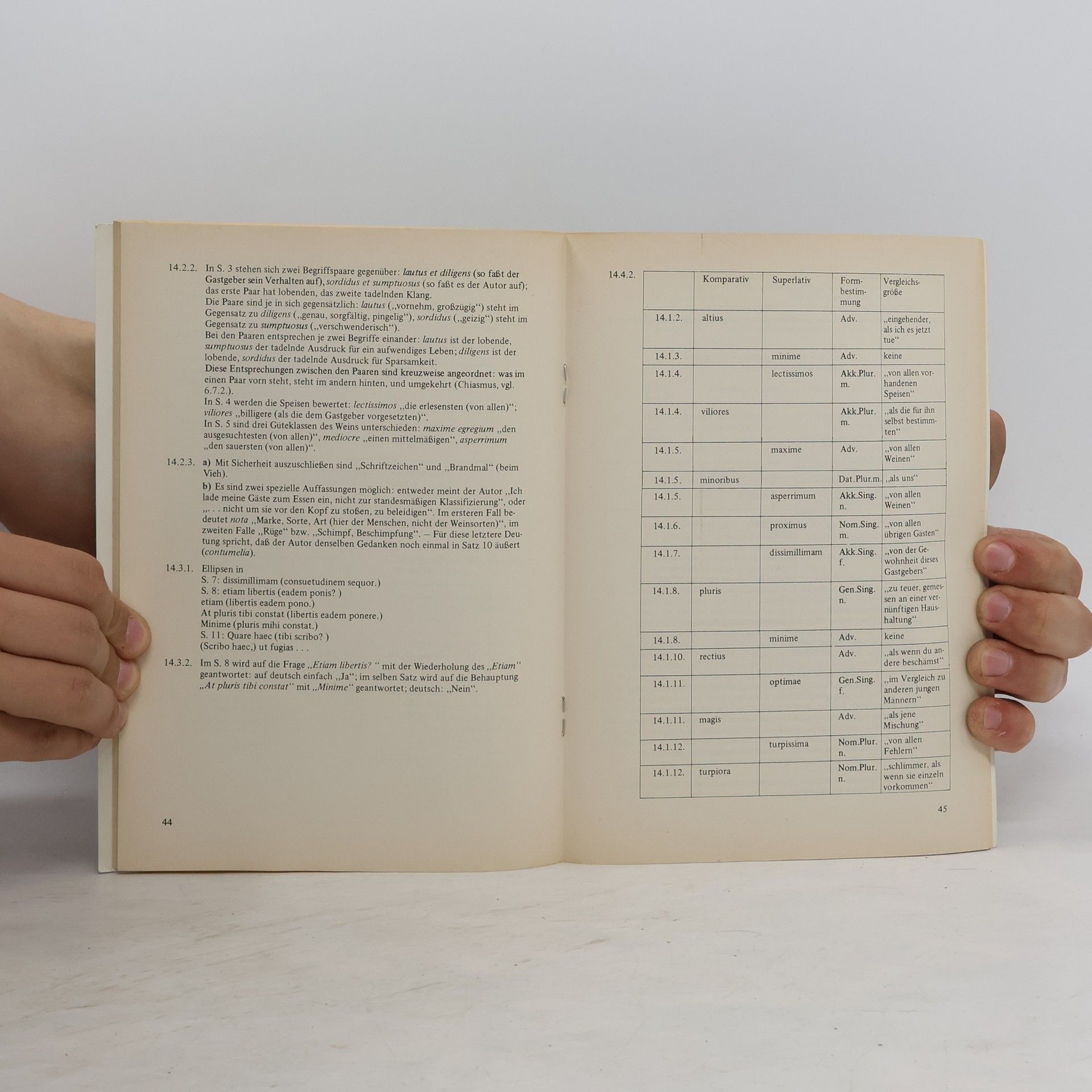 Fuhrmann Nota, Enodatio, Lösungsheft