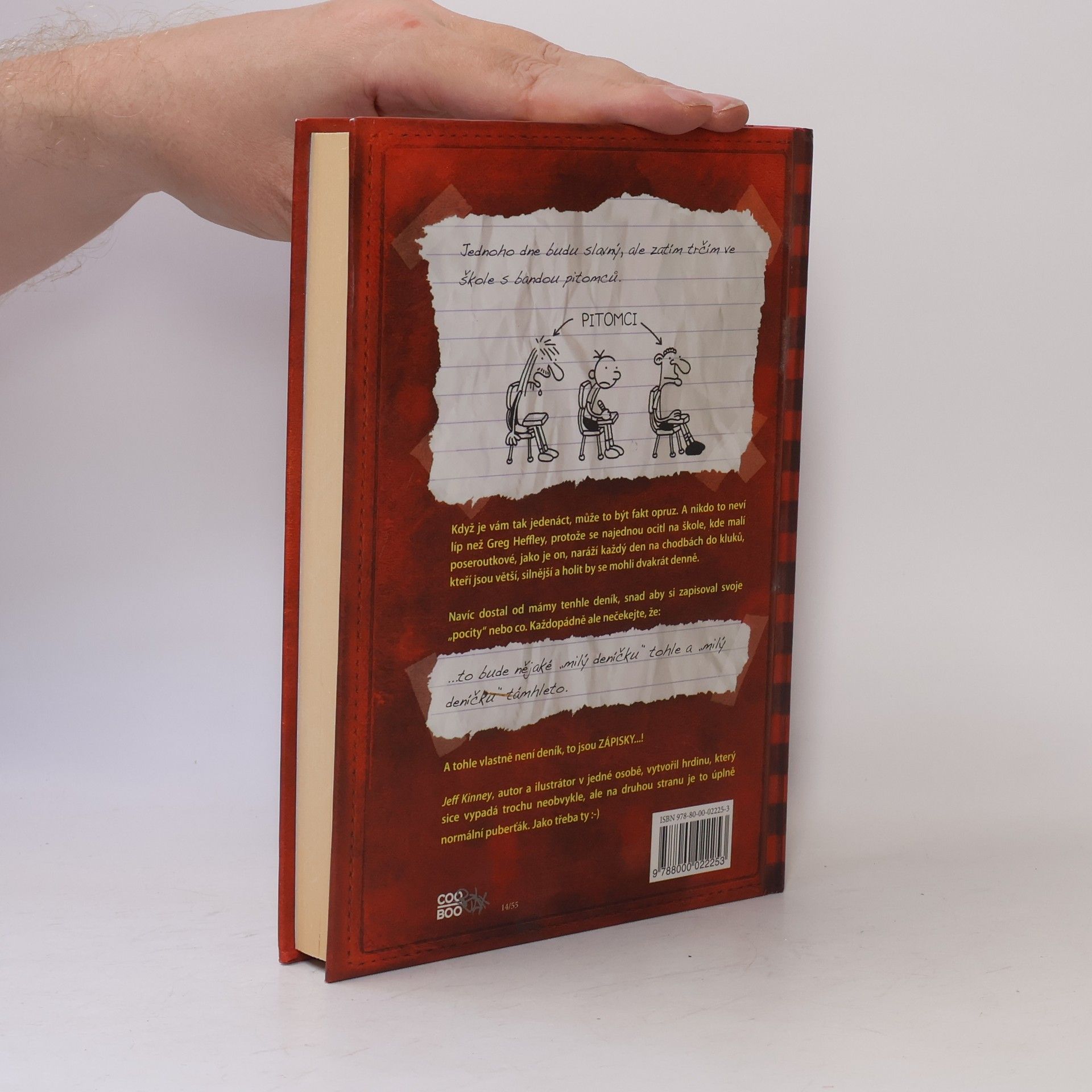 Jeff Kinney Deník malého poseroutky 1
