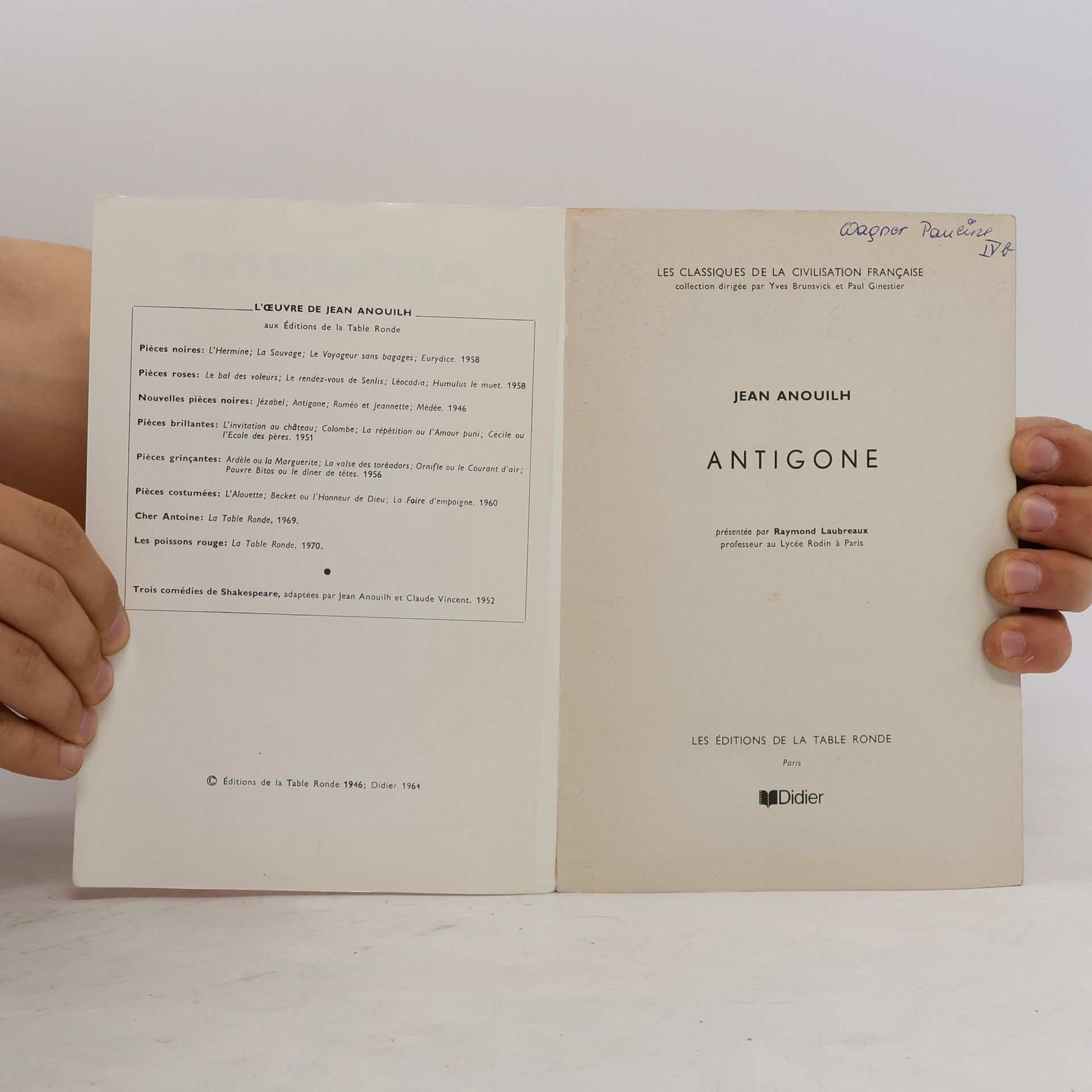 Jean Anouilh Antigone