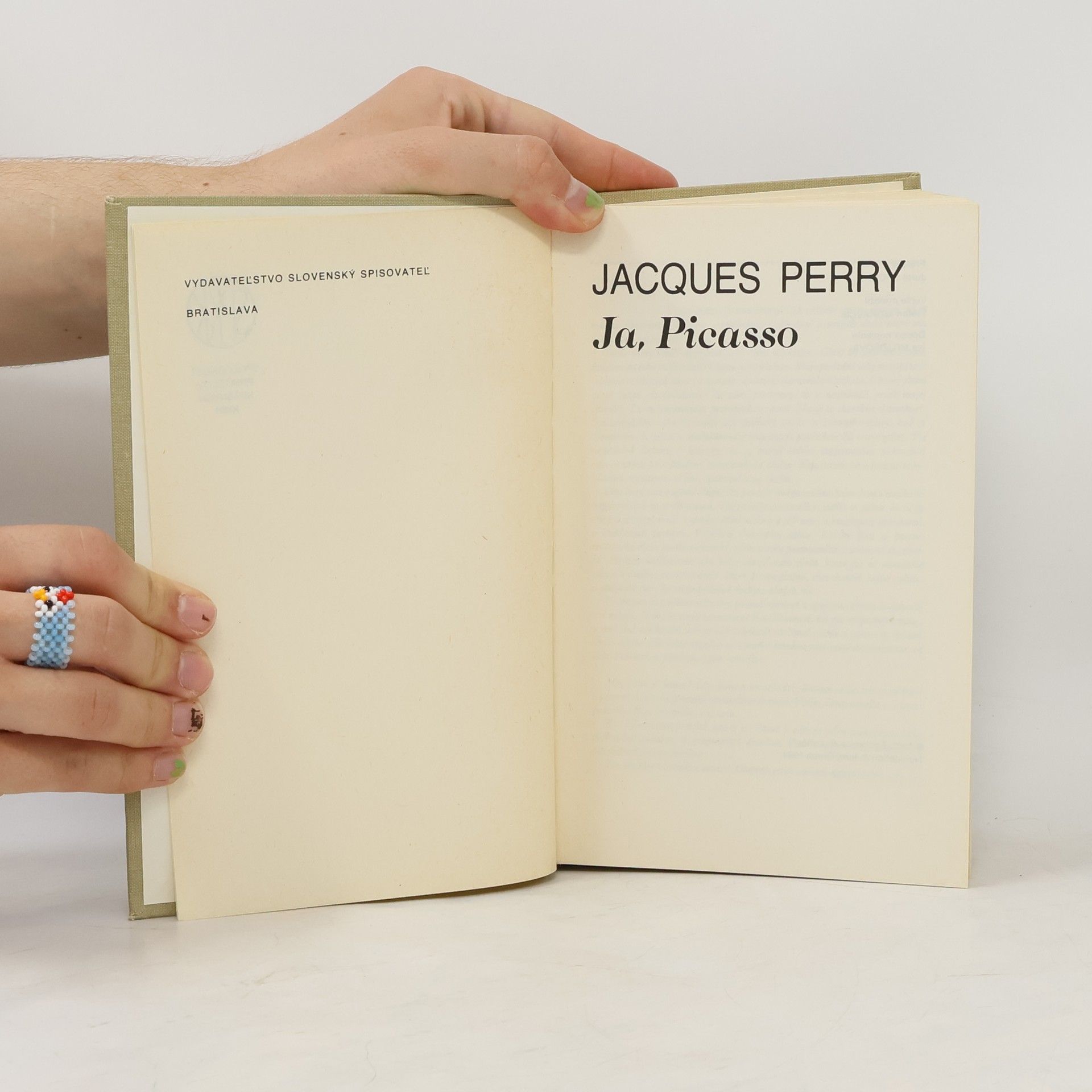 Perry Jacques Ja, Picasso