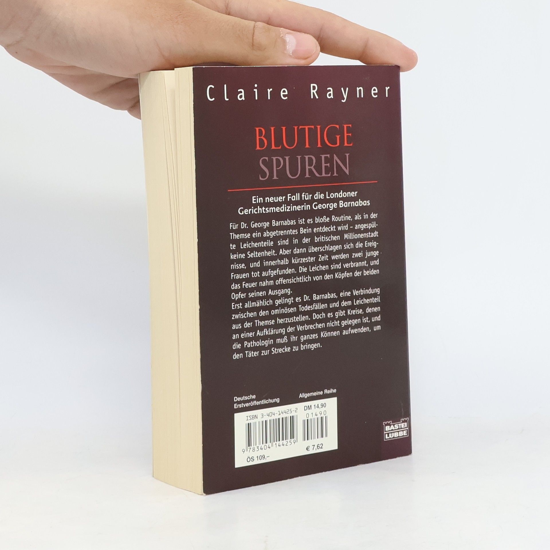 Claire Rayner Blutige Spuren