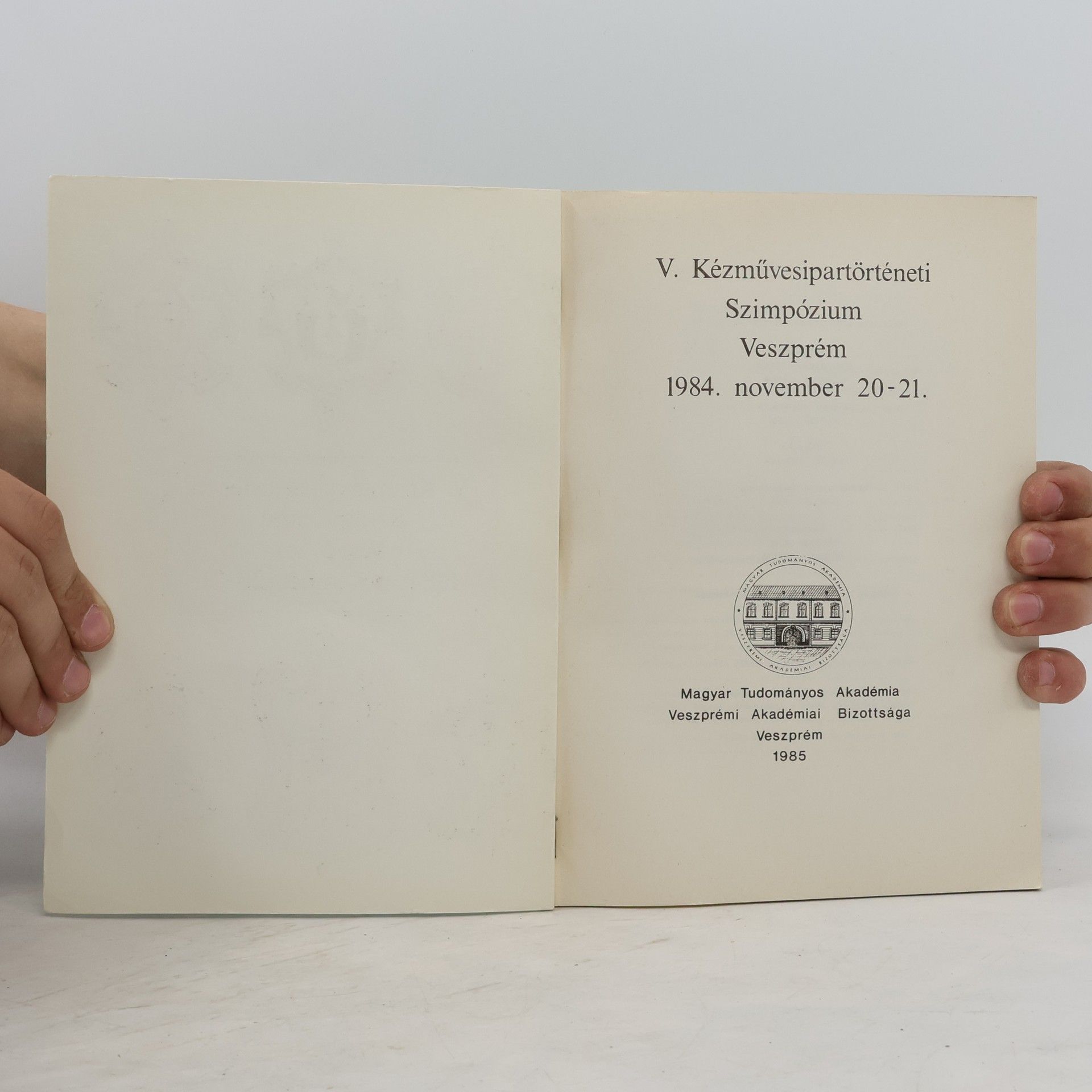 Auteurscollectief V. Kézművesipartörténeti Szimpózium