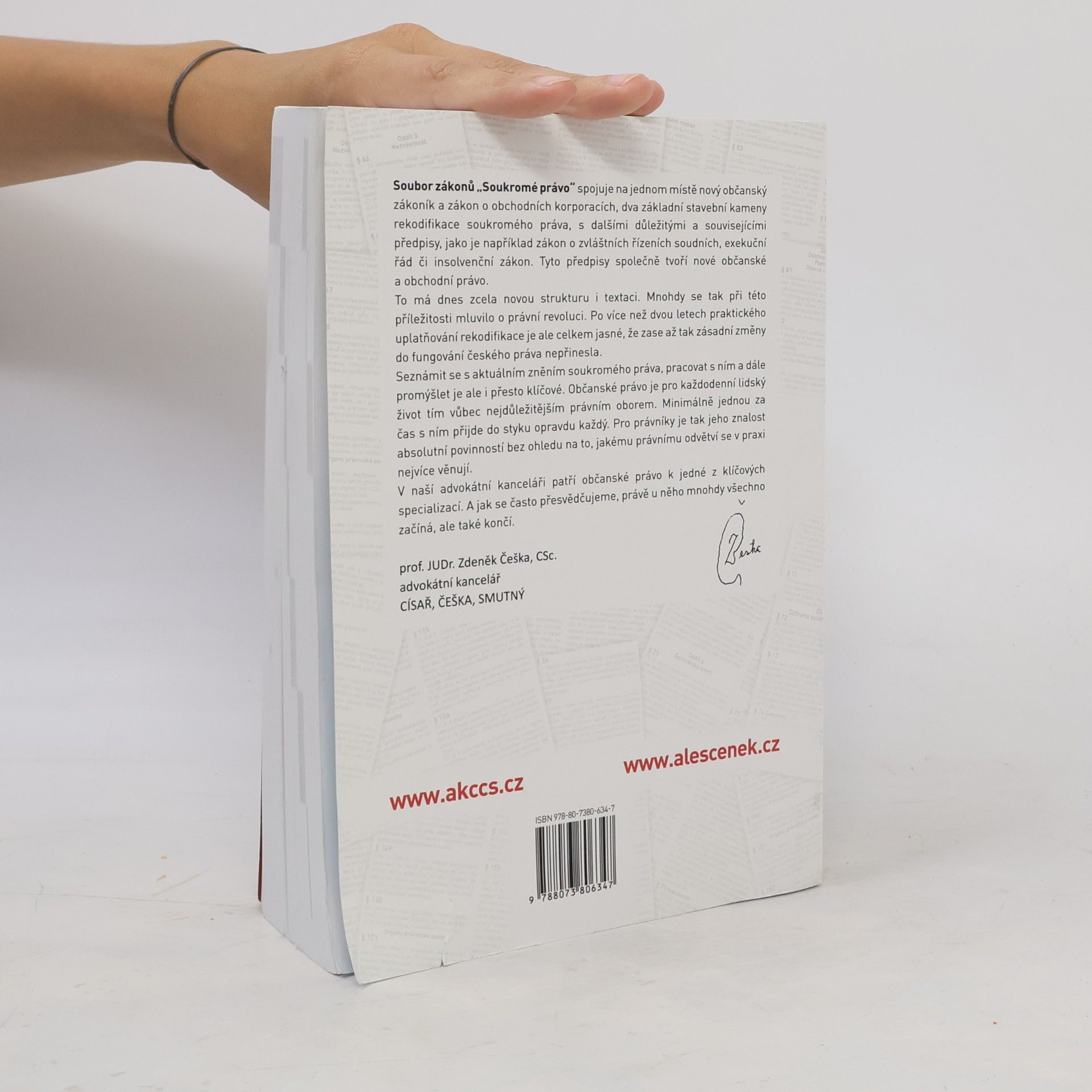Autores varios Soukromé právo. Soubor zákonů