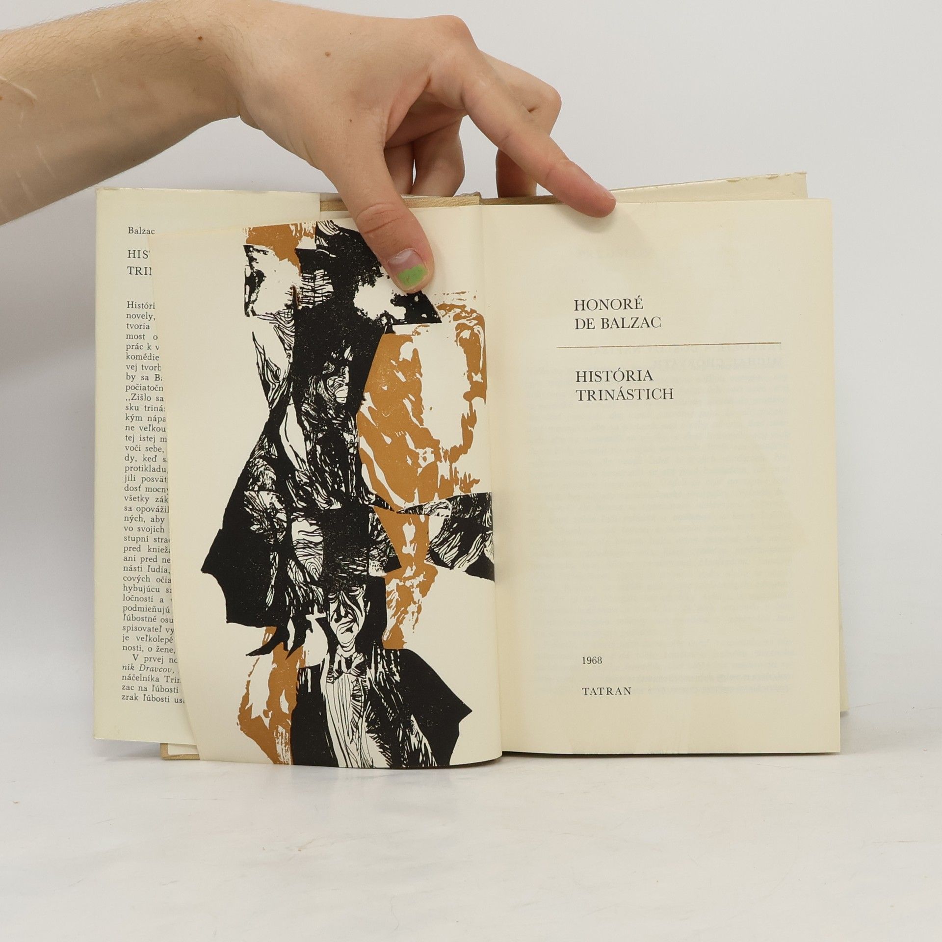 Honoré de Balzac História Trinástich