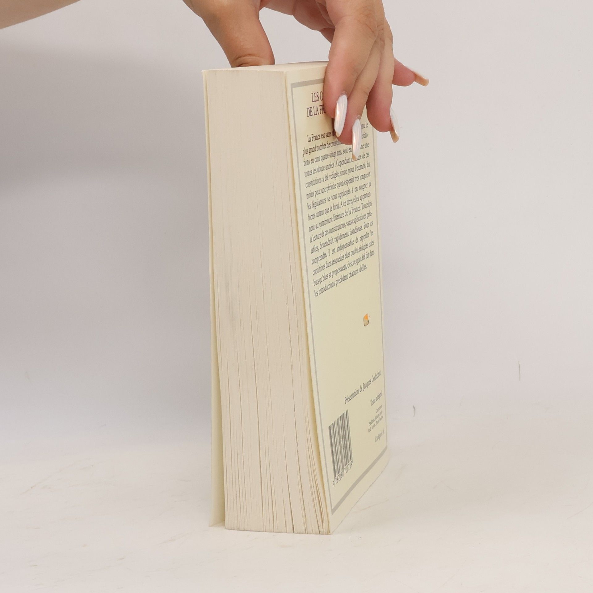 Jacques Godechot GF - 228: Les Constitutions de la France depuis 1789 - EDITION MISE A JOUR AU 1ER SEPTEMBRE 1995