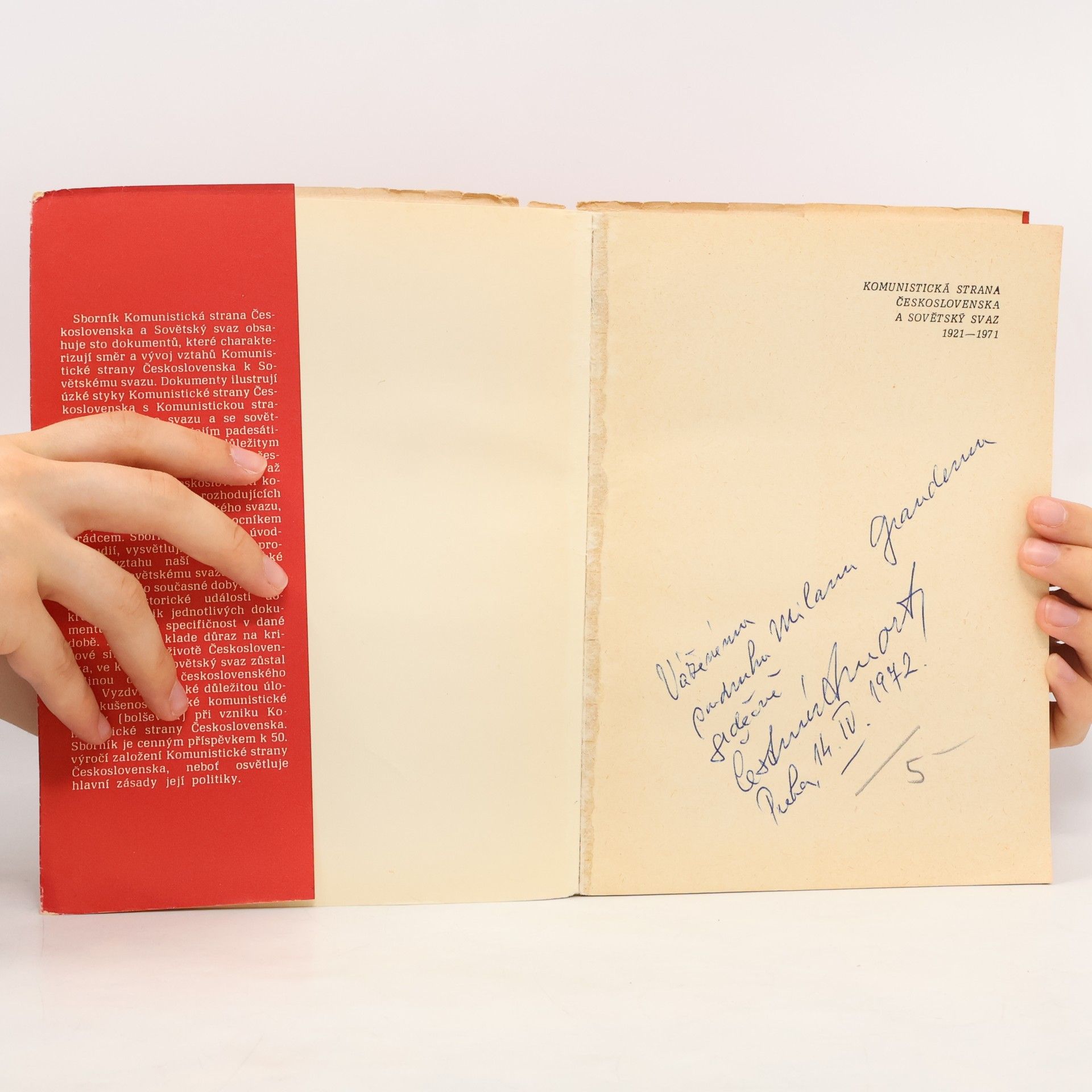 Zdeněk Sládek Komunistická strana Československa a Sovětský Svaz 1921-1971