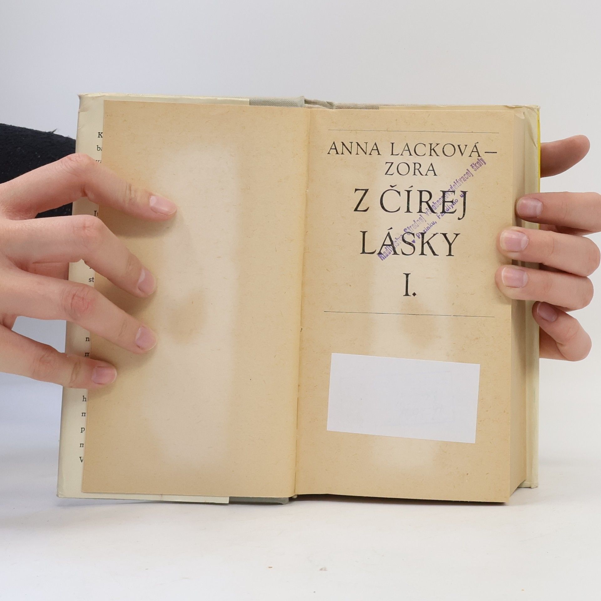 Anna Lacková-Zora Z čírej lásky 1