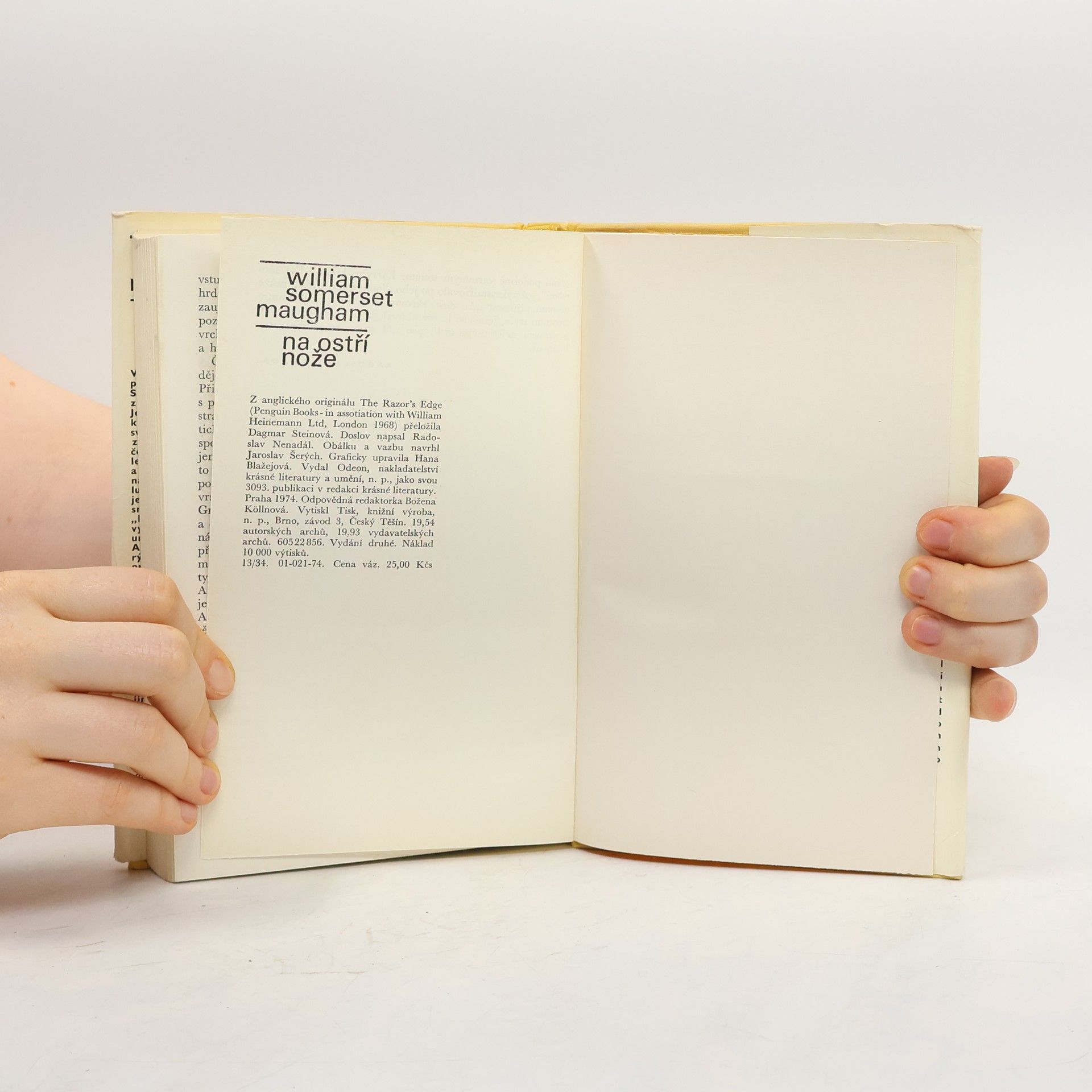 William Somerset Maugham Na ostří nože
