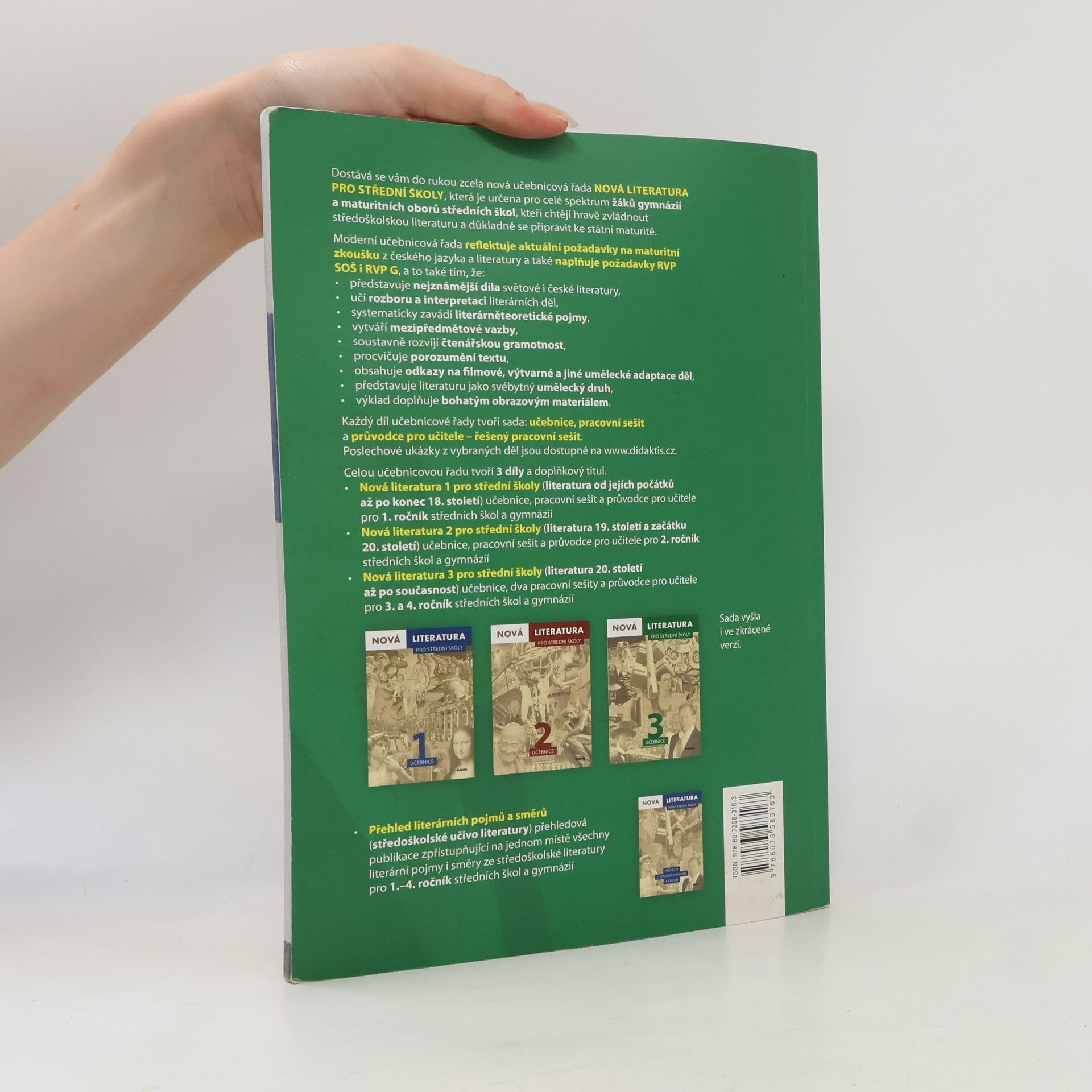 Jolana Fišarová Nová literatura 3 pro střední školy. Pracovní sešit 1