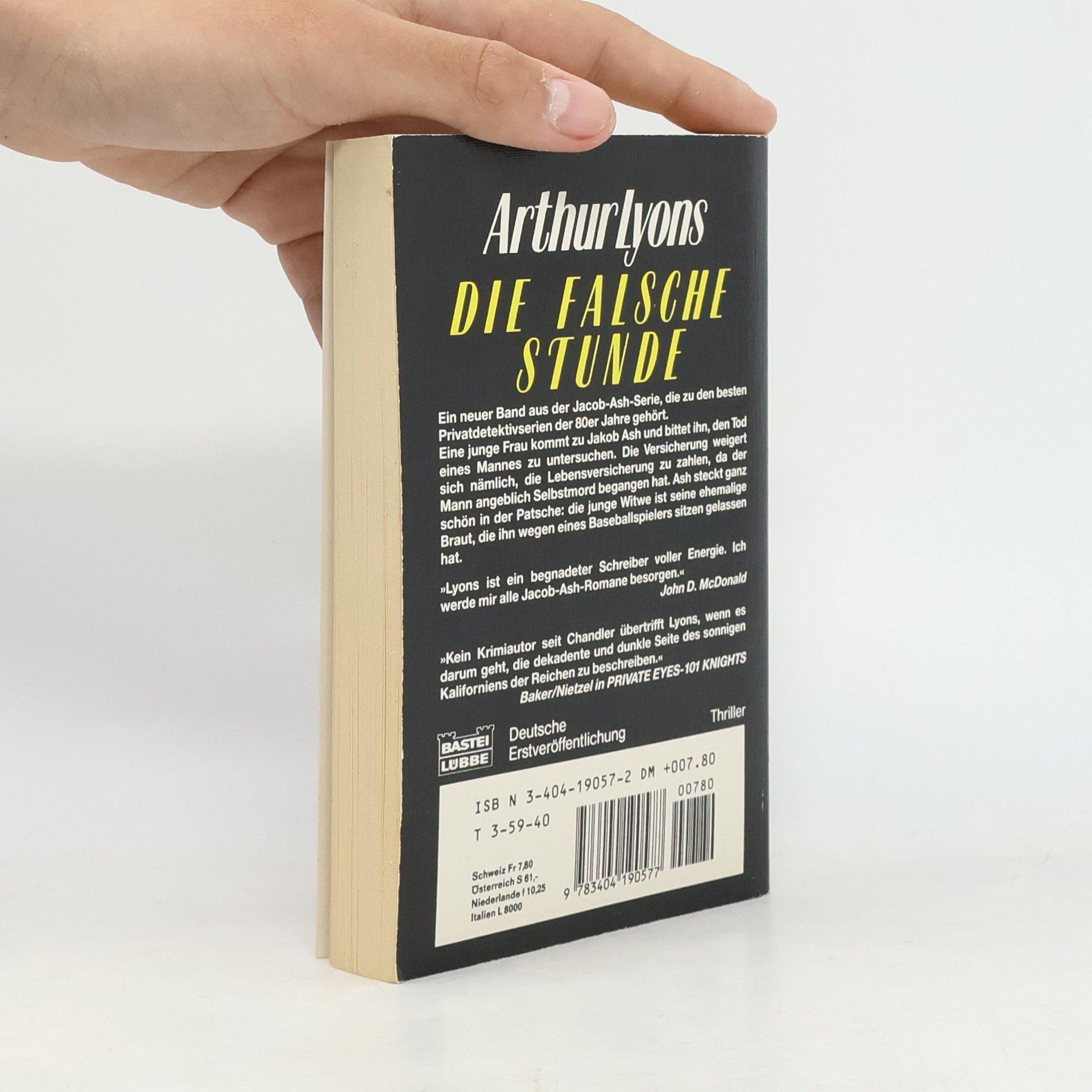 Arthur Lyons Die falsche Stunde