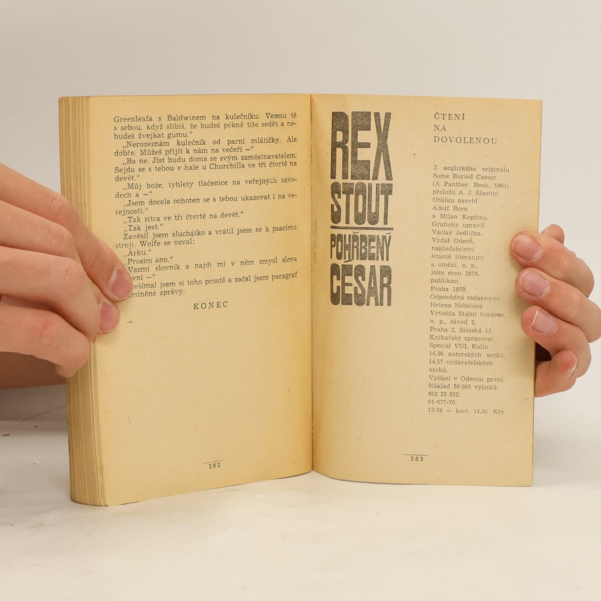 Rex Stout Pohřbený César