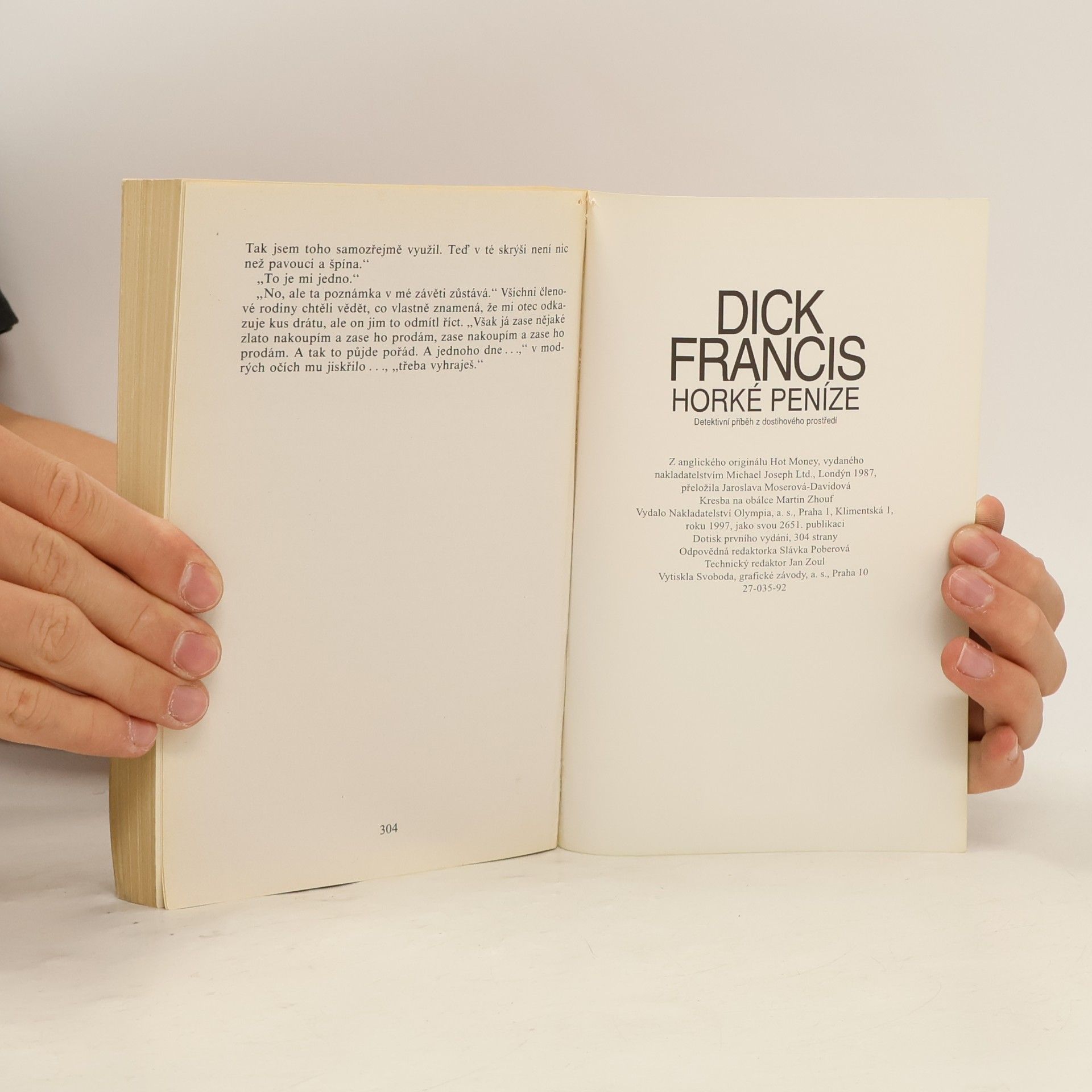 Dick Francis Horké peníze