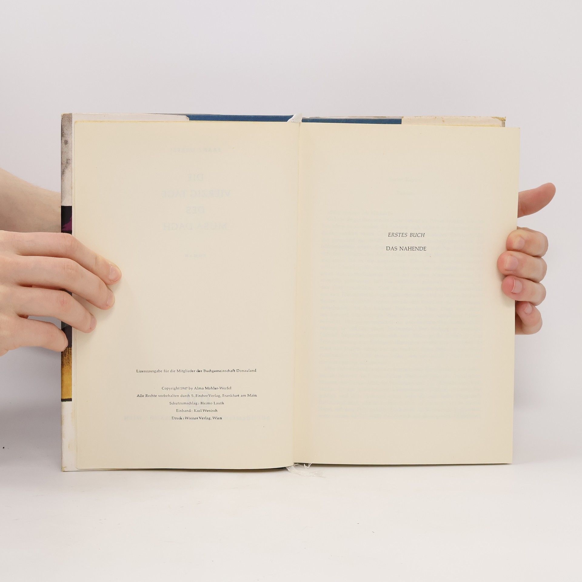 Franz Werfel Die vierzig Tage des Musa Dagh