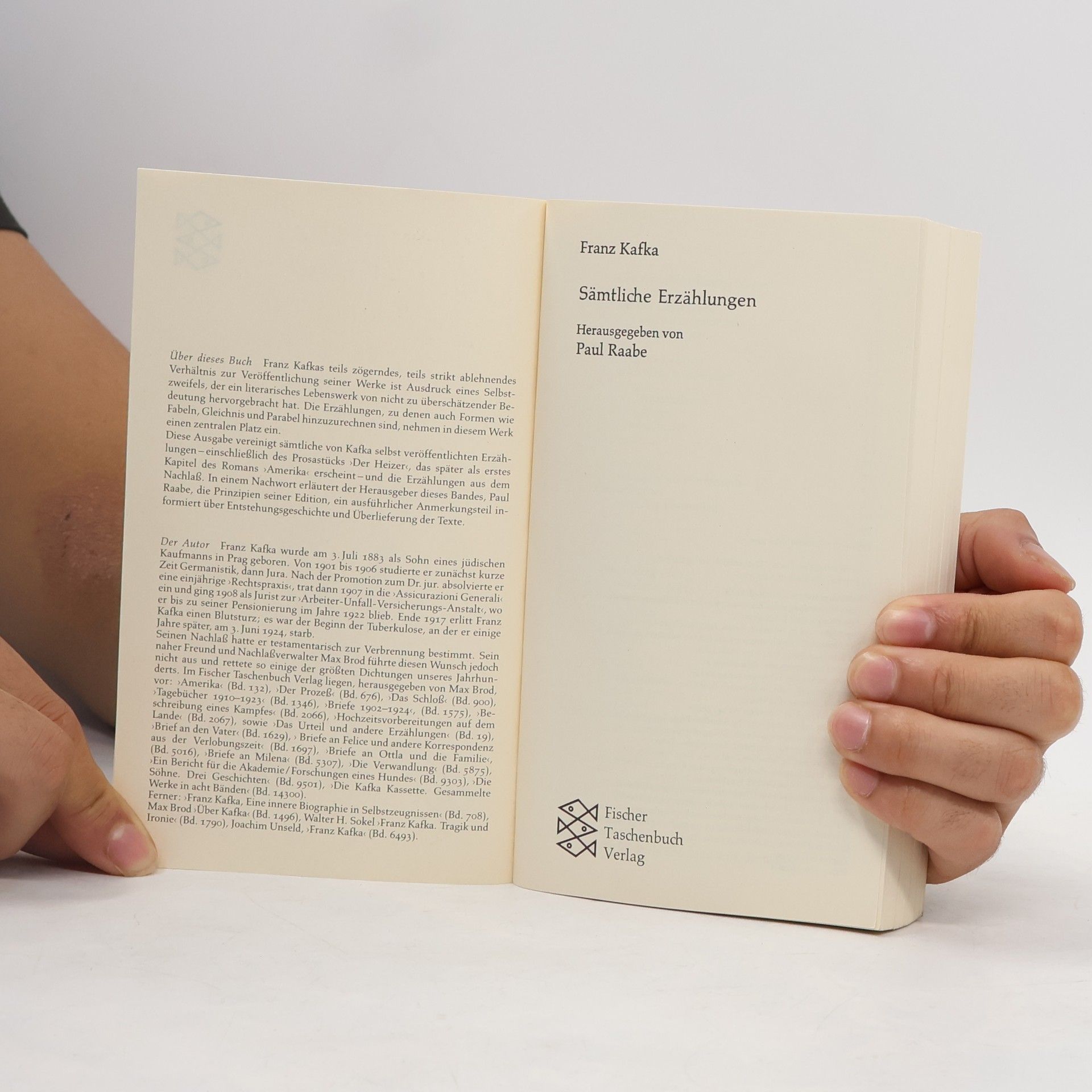 Franz Kafka Sämtliche Erzählungen