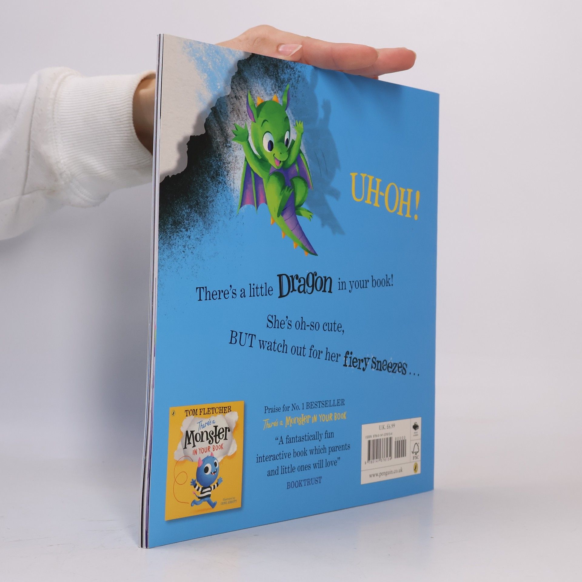 Tom Fletcher There's a dragon in your book