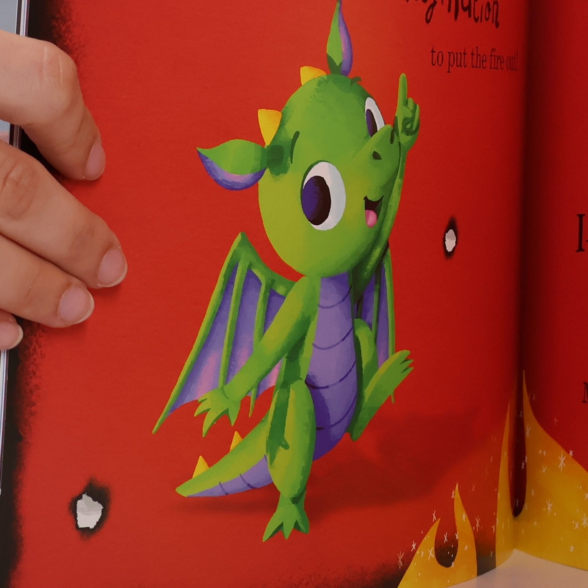 Tom Fletcher There's a dragon in your book