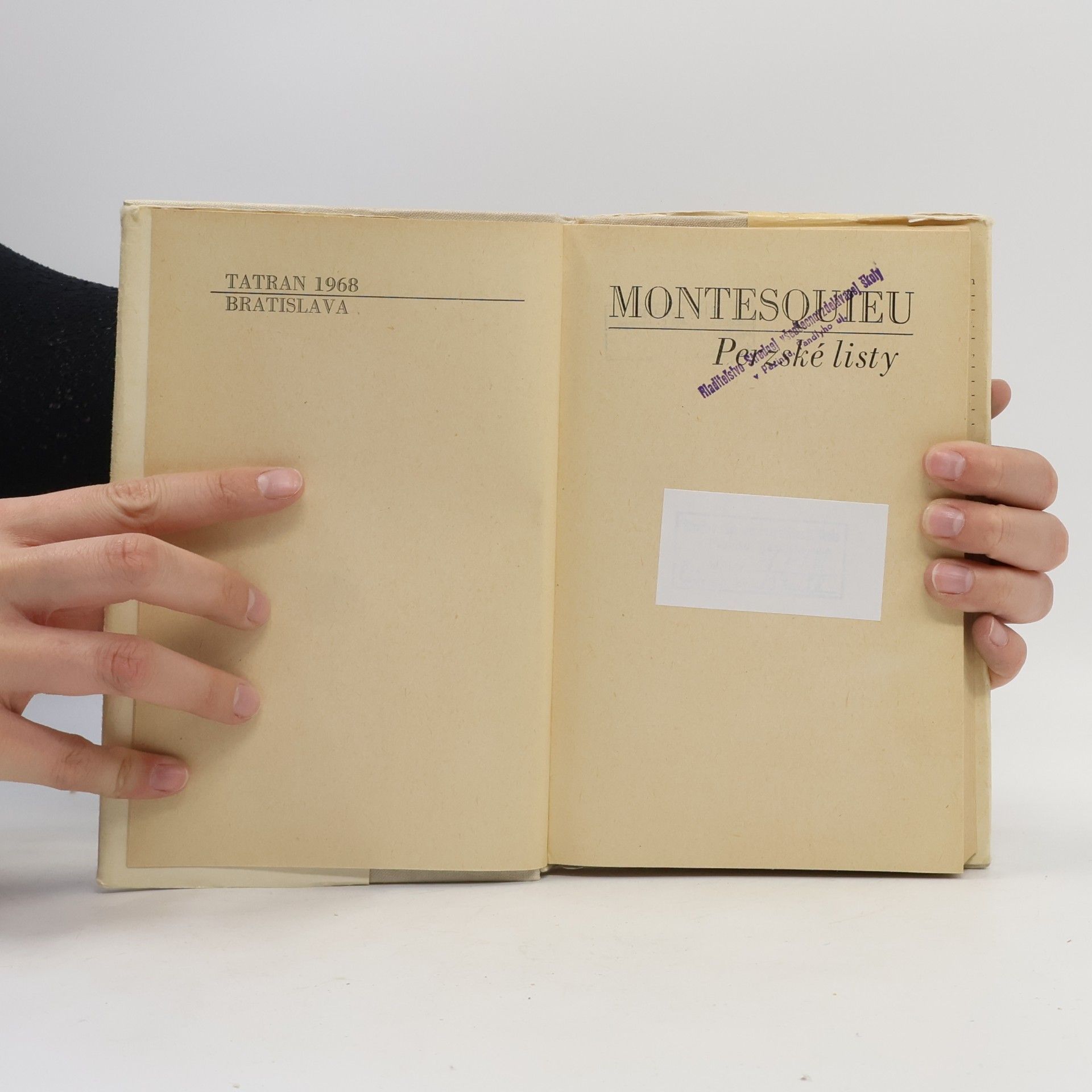 Montesquieu Perzské listy