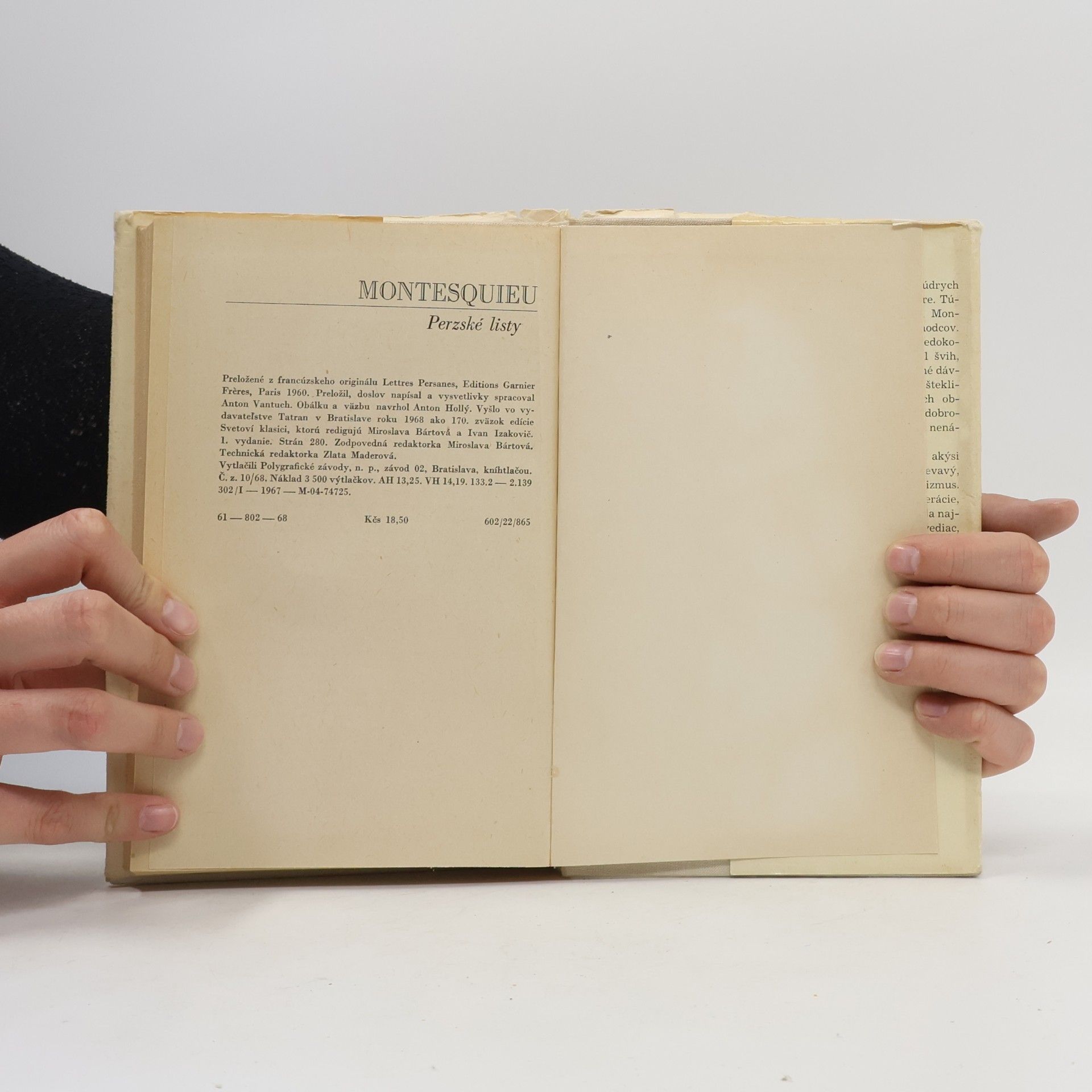 Montesquieu Perzské listy