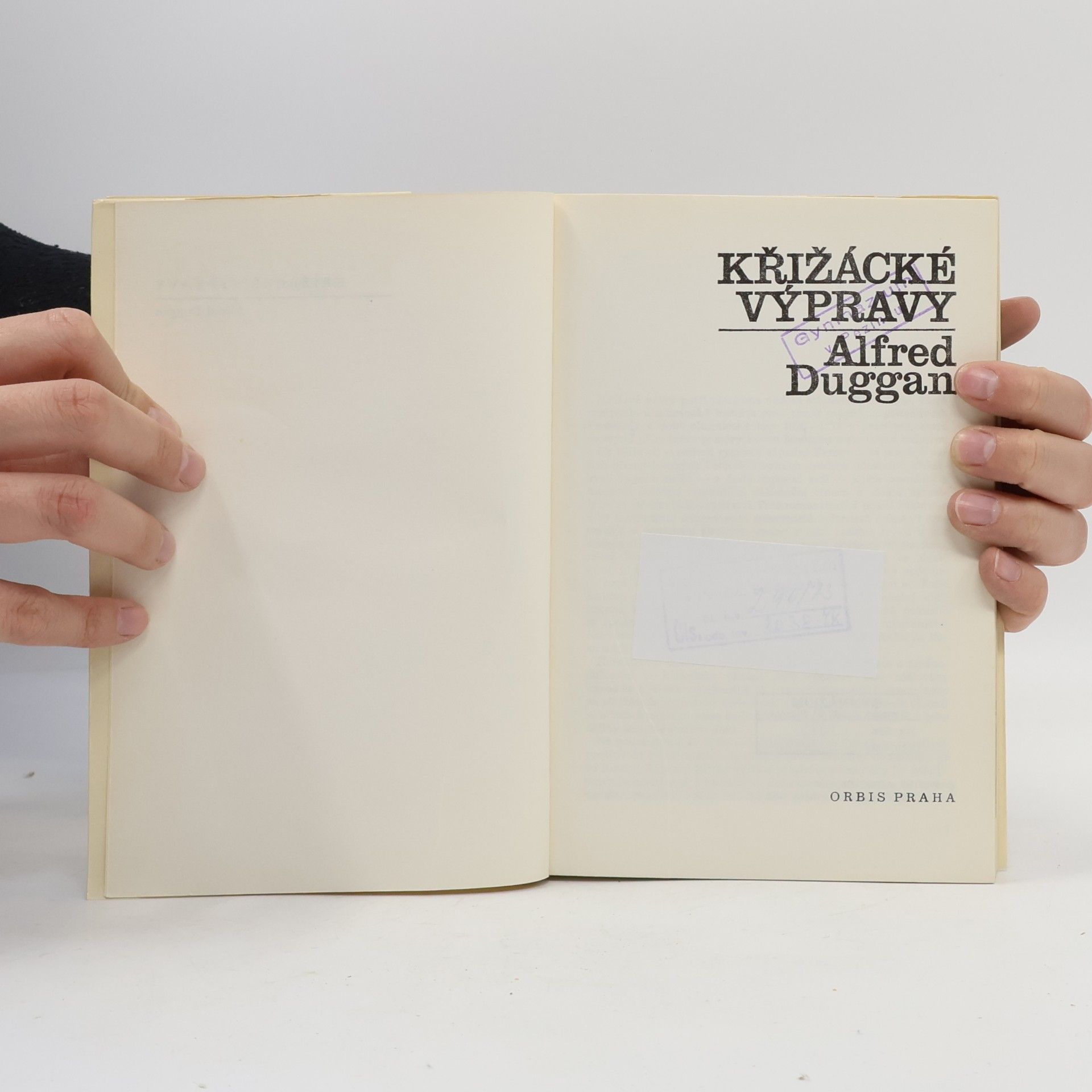 Alfred Leo Duggan Křižácké výpravy