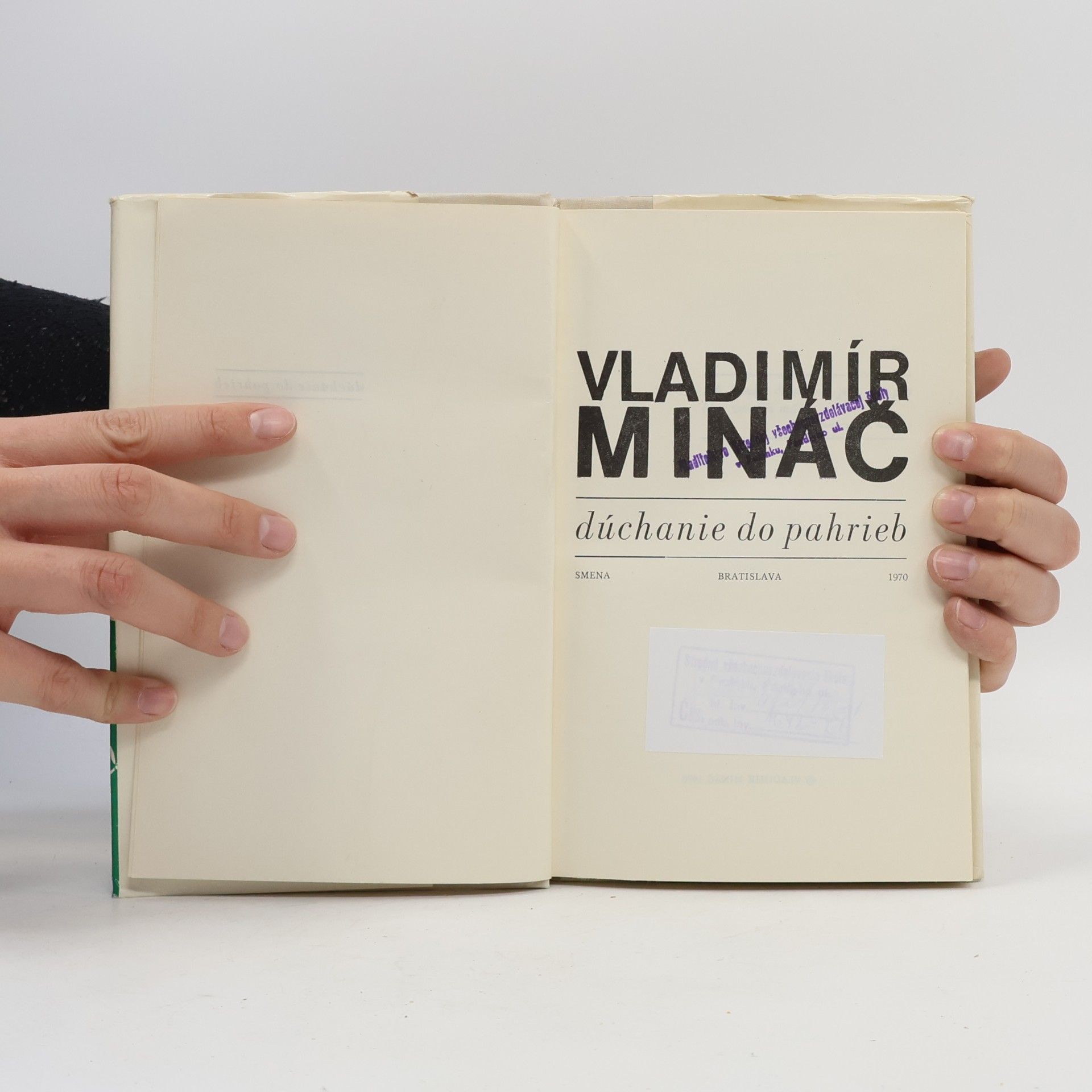 Vladimír Mináč Dúchanie do pahrieb