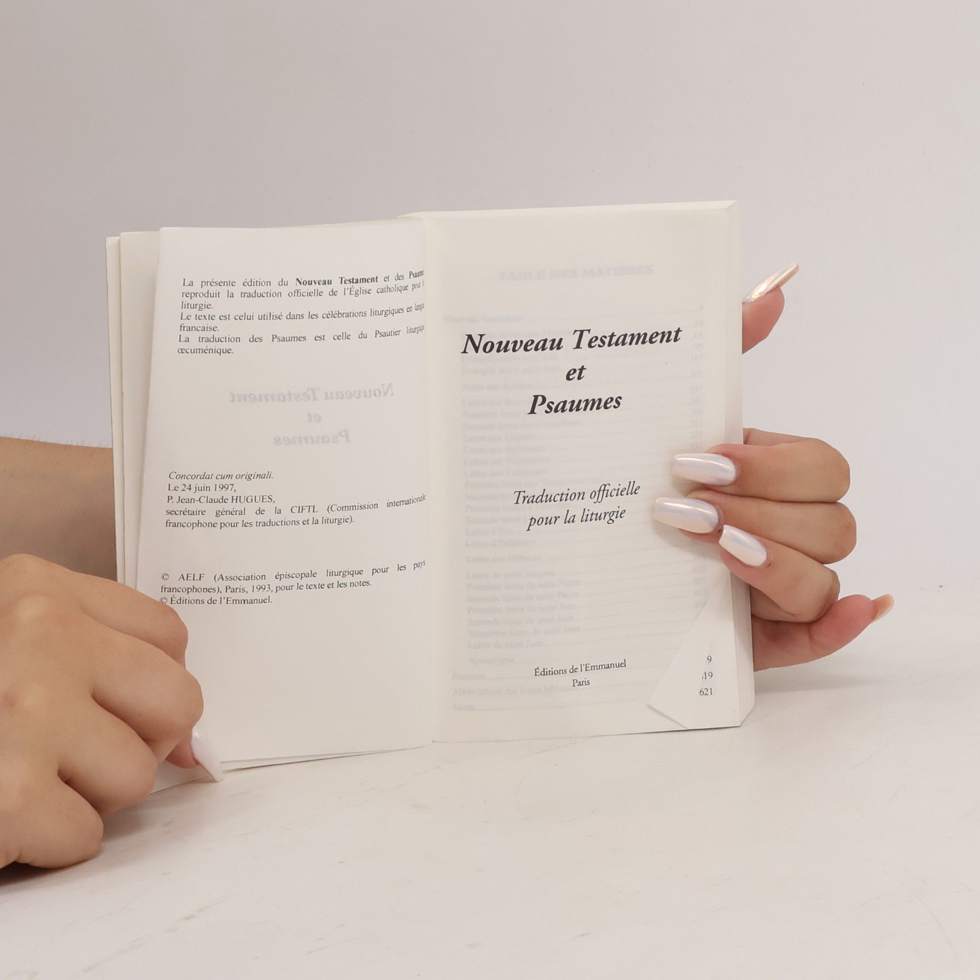 Collectif d'auteurs Nouveau Testament et Psaumes