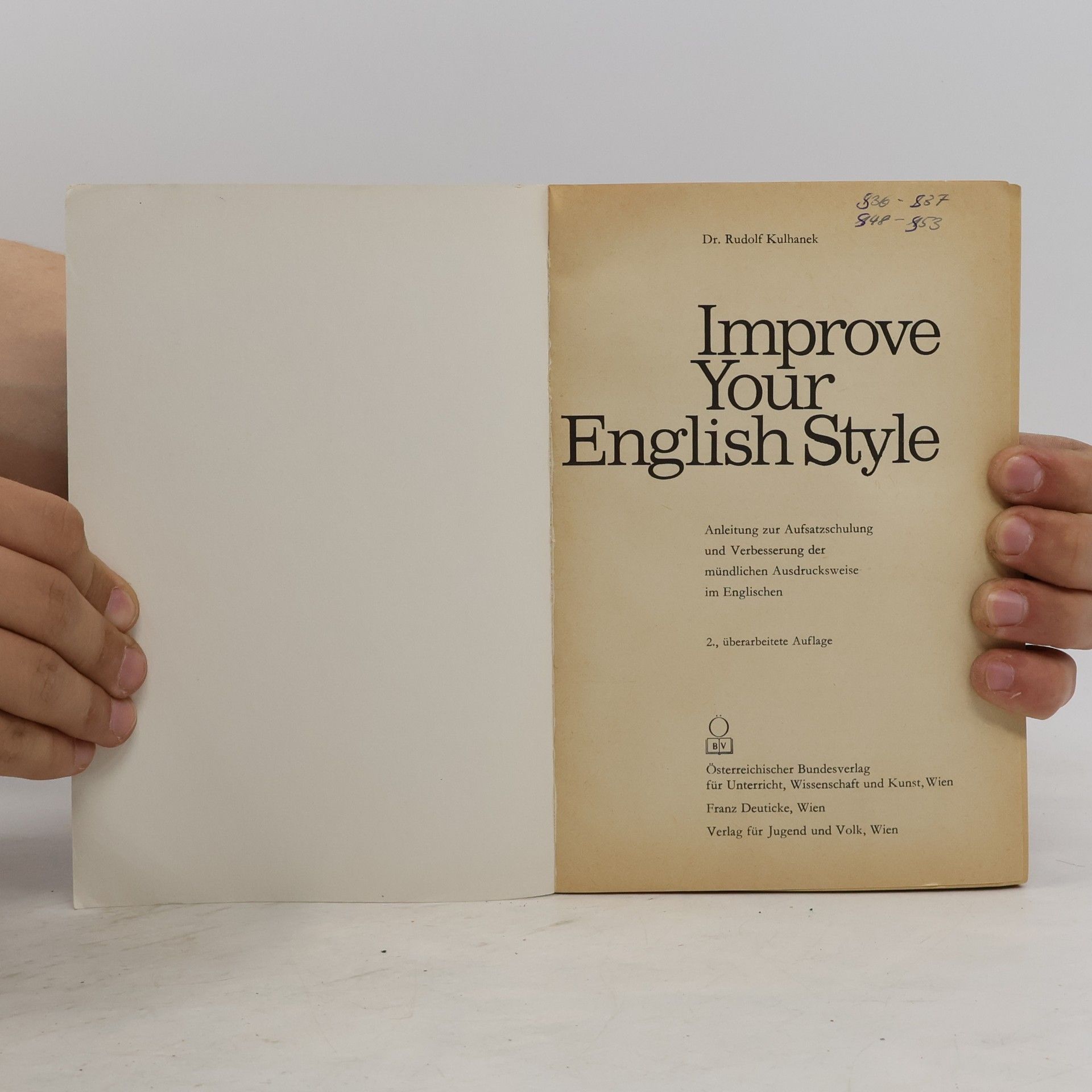 Rudolf Kulhanek Improve Your English Style