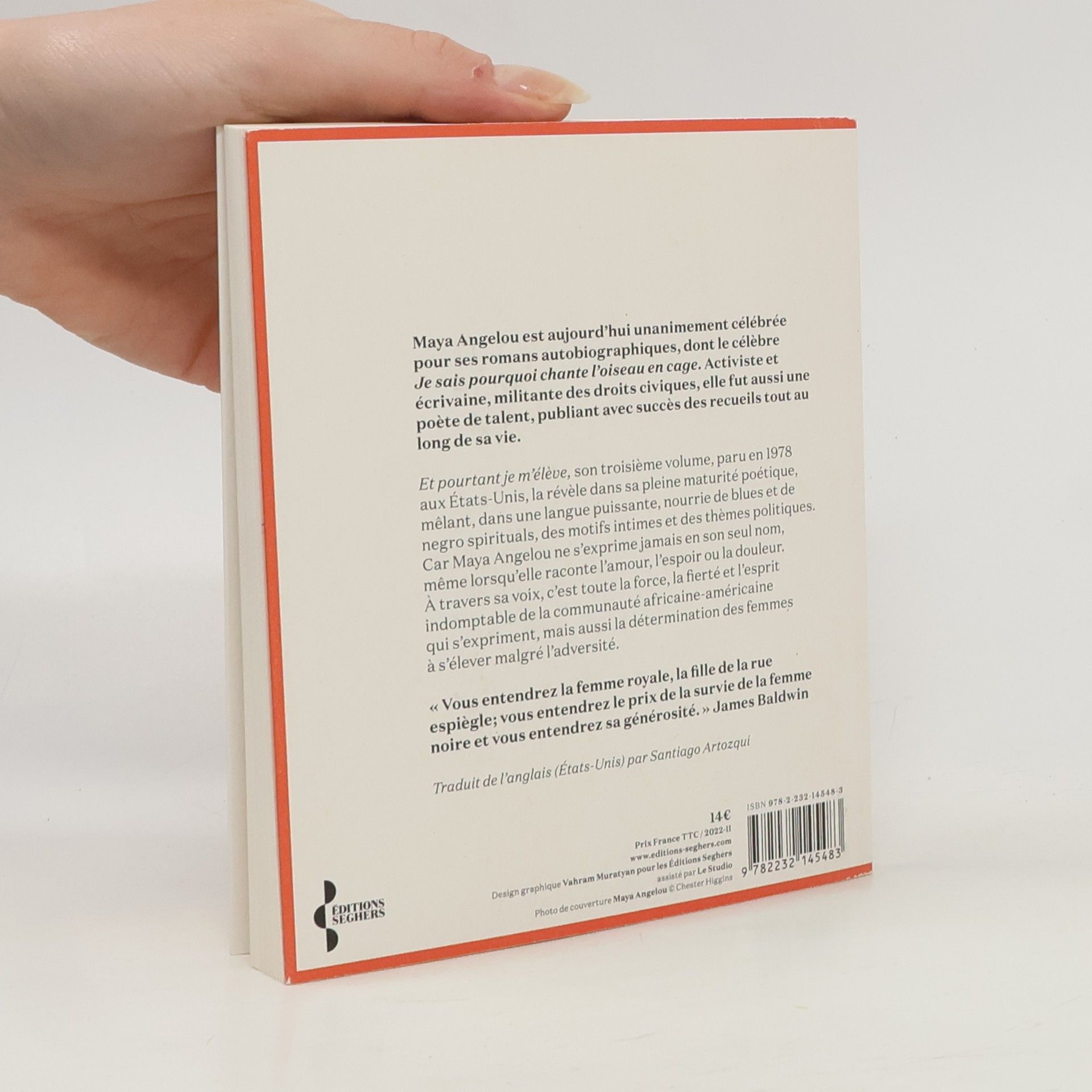 Santiago Artozqui Et pourtant je m'élève - édition bilingue