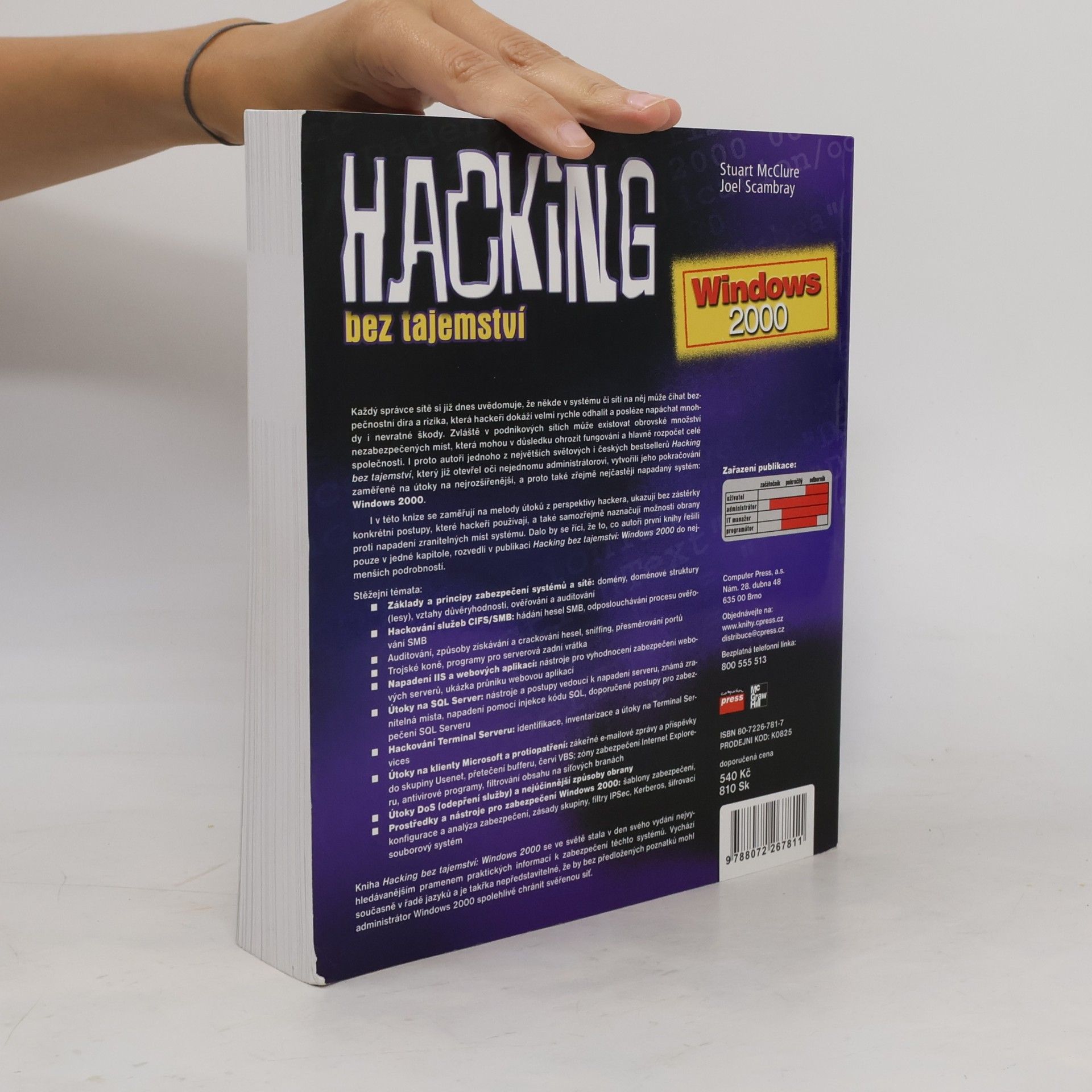 Stuart McClure Hacking bez tajemství : Windows 2000