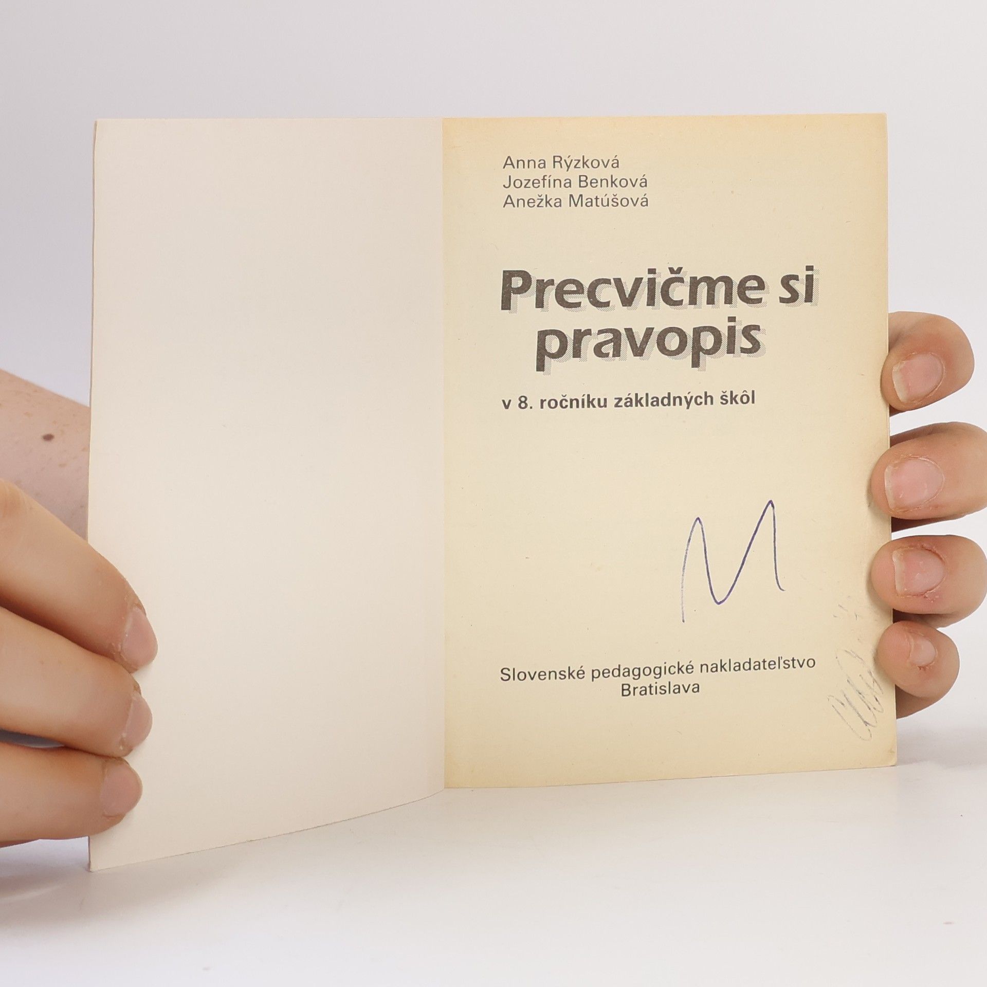 Anna Rýzková Precvičme si pravopis v 8. ročníku základných škôl