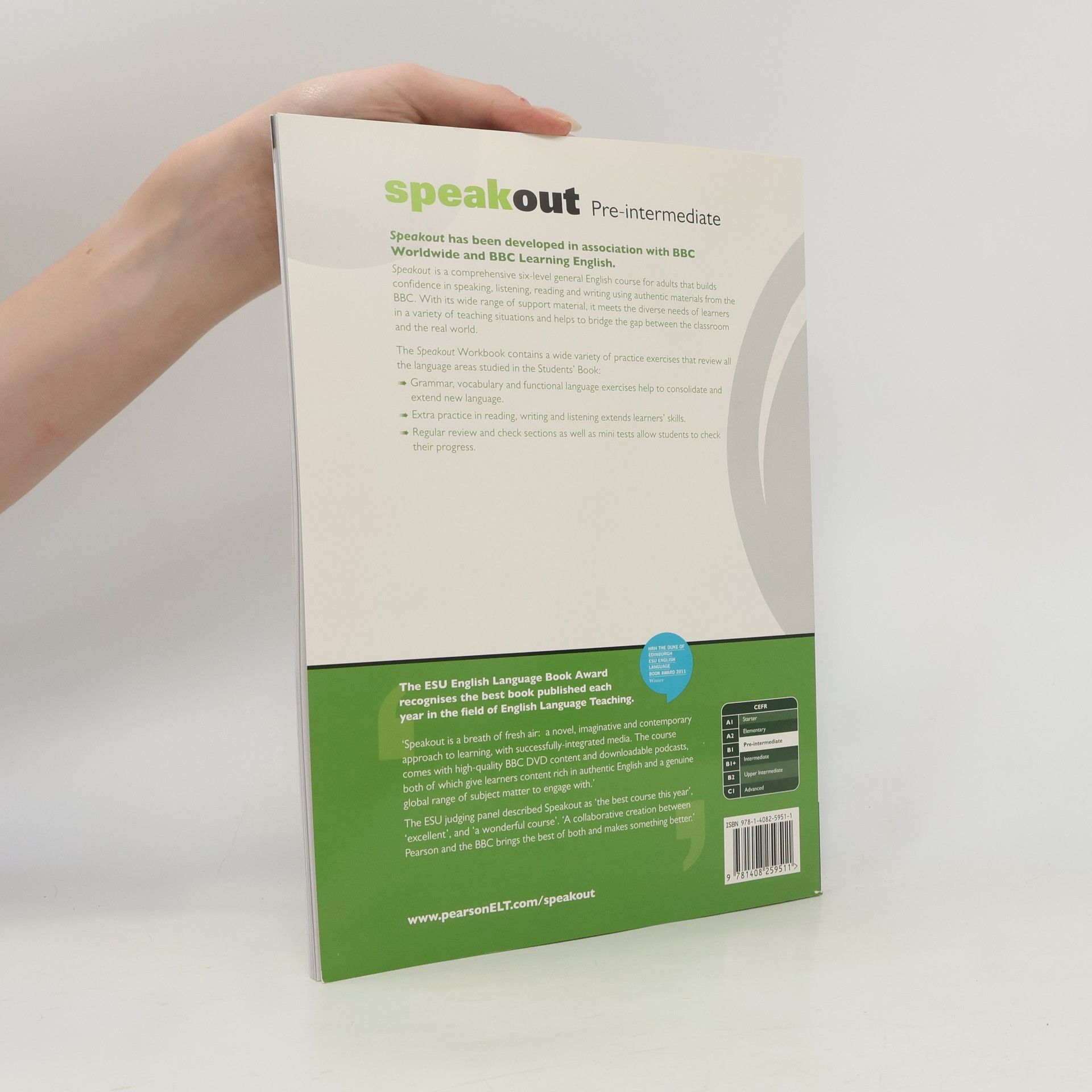Antonia Clare Speakout. Pre-intermediate. Workbook with key