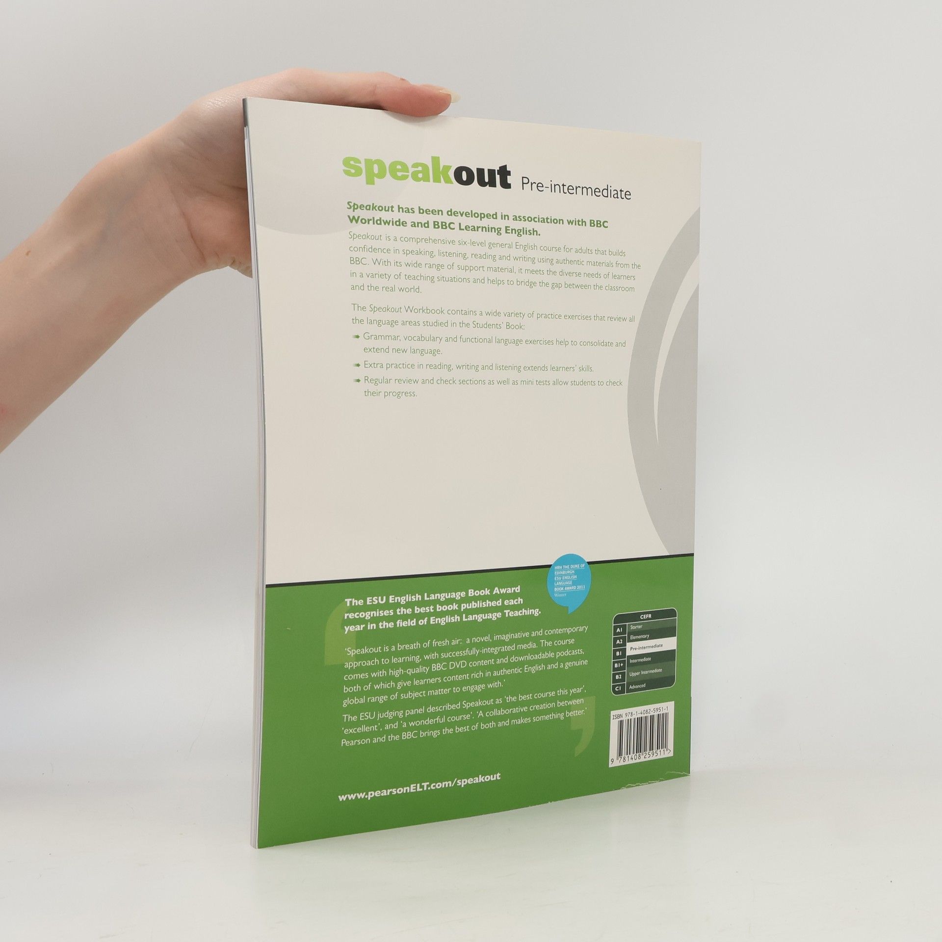 Antonia Clare Speakout. Pre-intermediate. Workbook with key