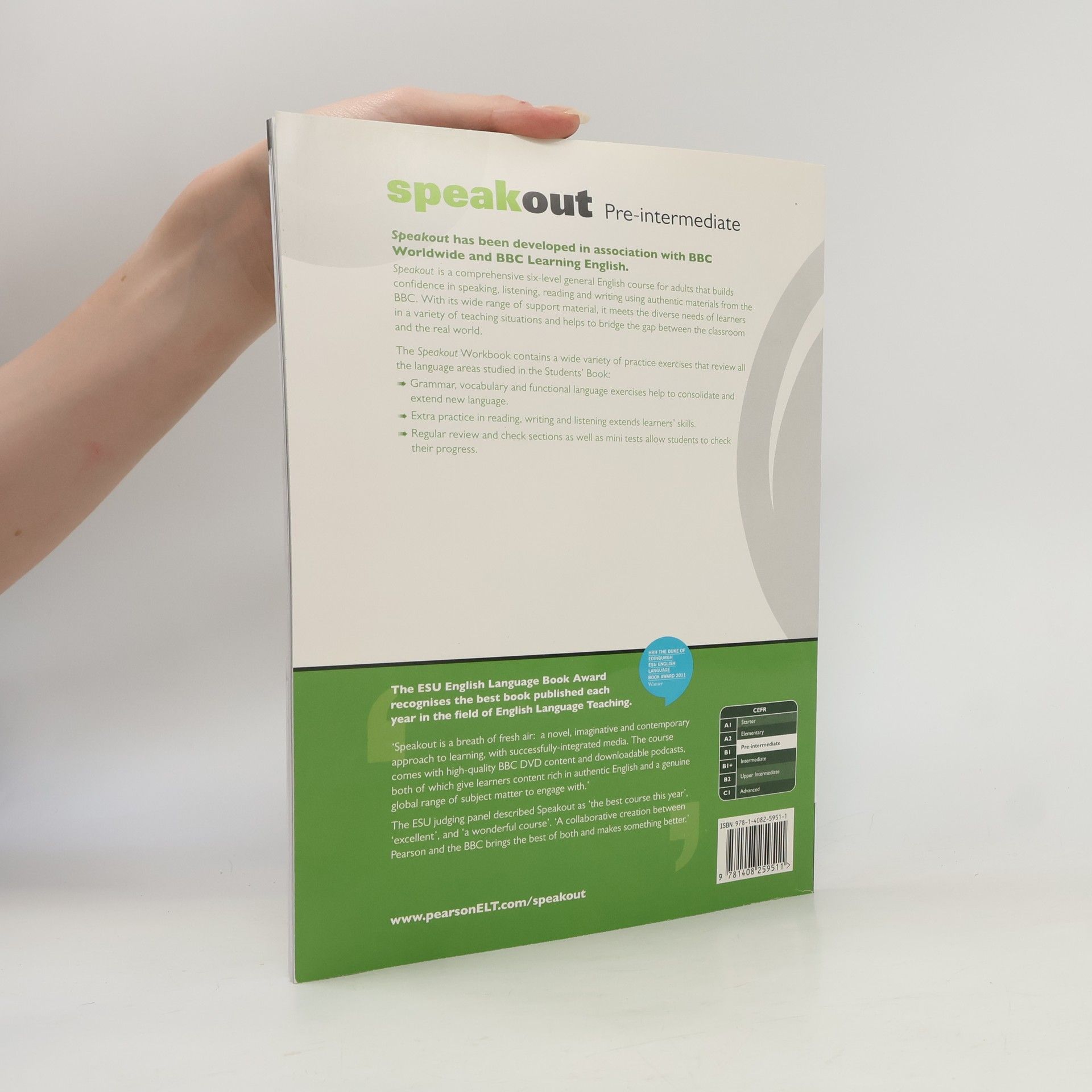 Antonia Clare Speakout. Pre-intermediate. Workbook with key