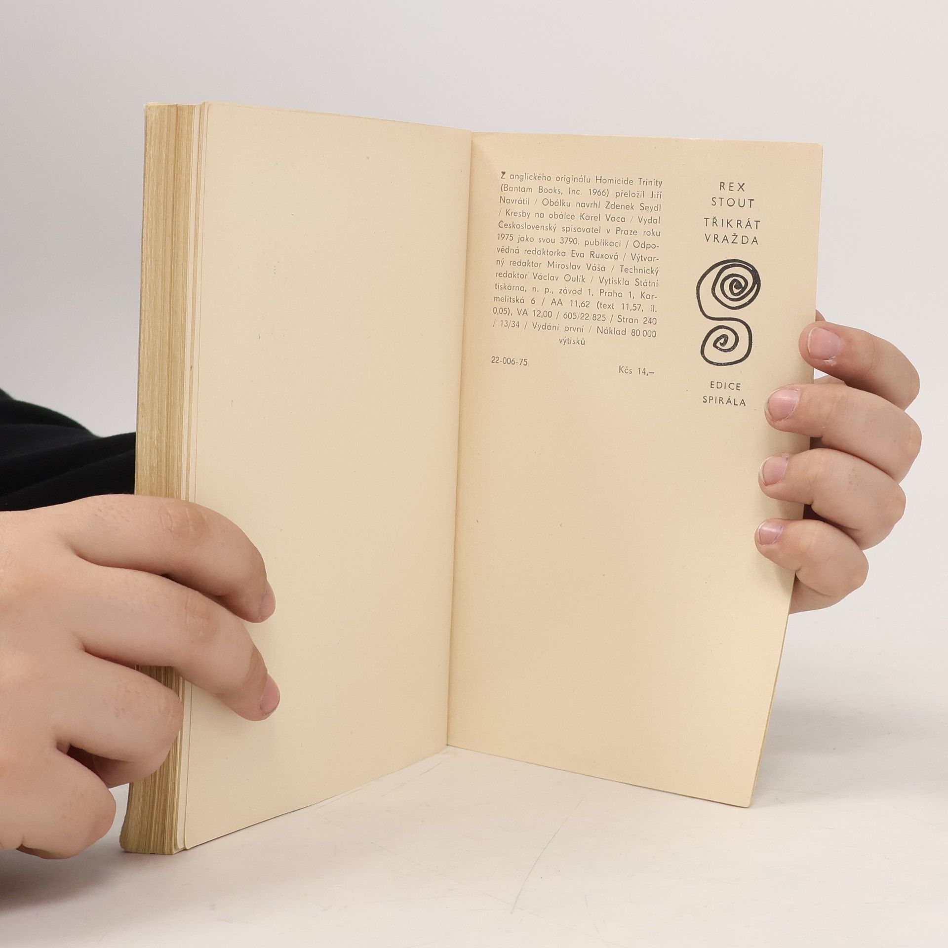 Rex Stout Třikrát vražda