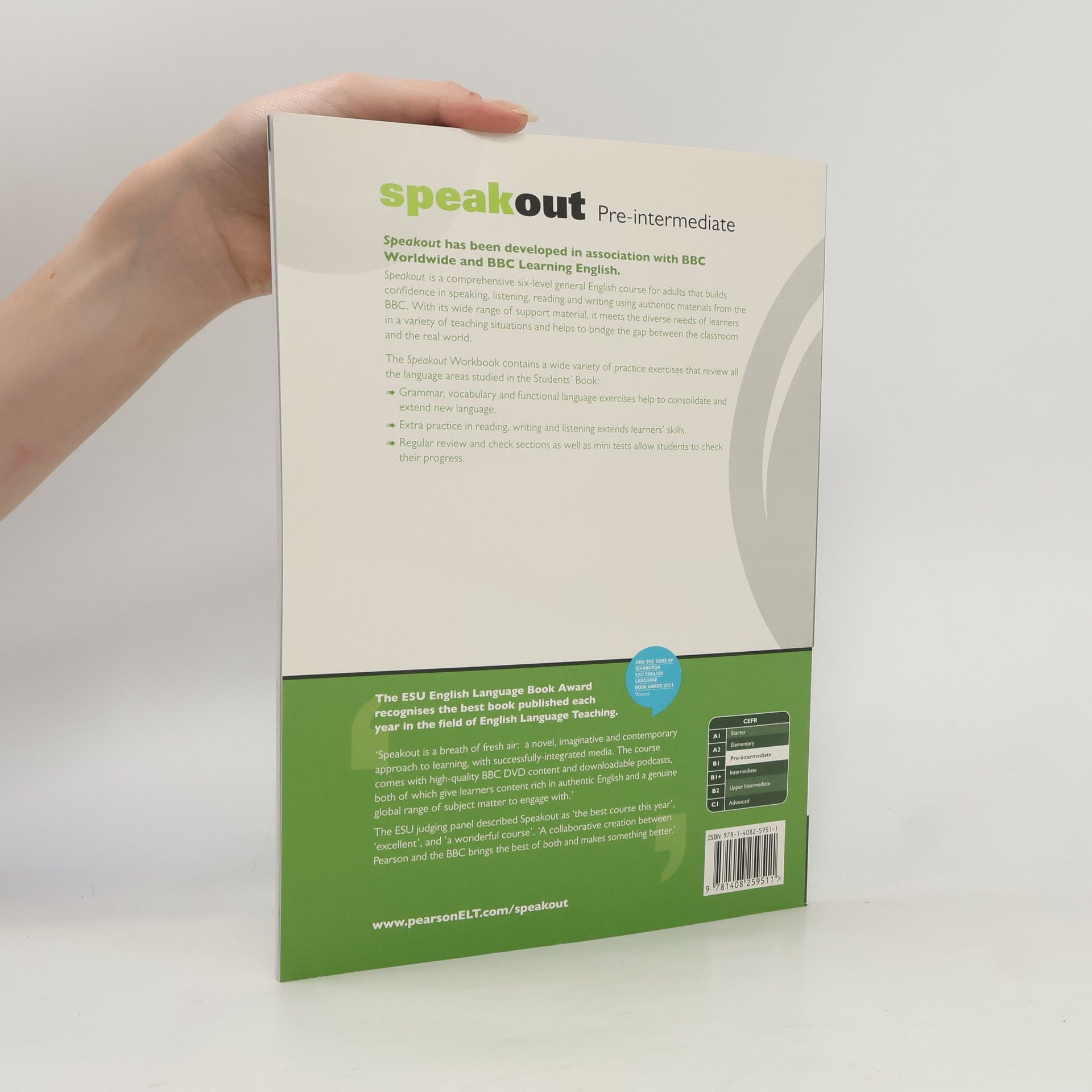 Antonia Clare Speakout. Pre-intermediate. Workbook with key