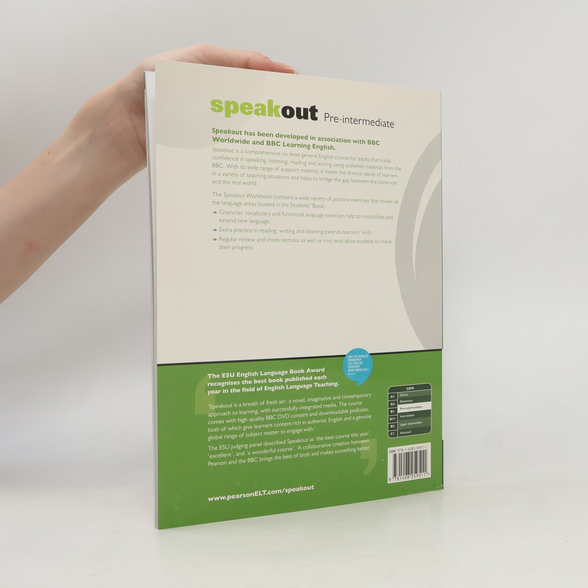 Antonia Clare Speakout. Pre-intermediate. Workbook with key