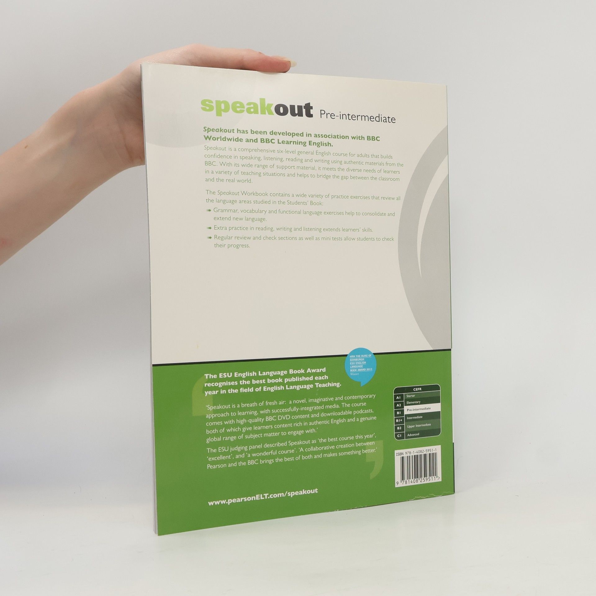 Antonia Clare Speakout. Pre-intermediate. Workbook with key