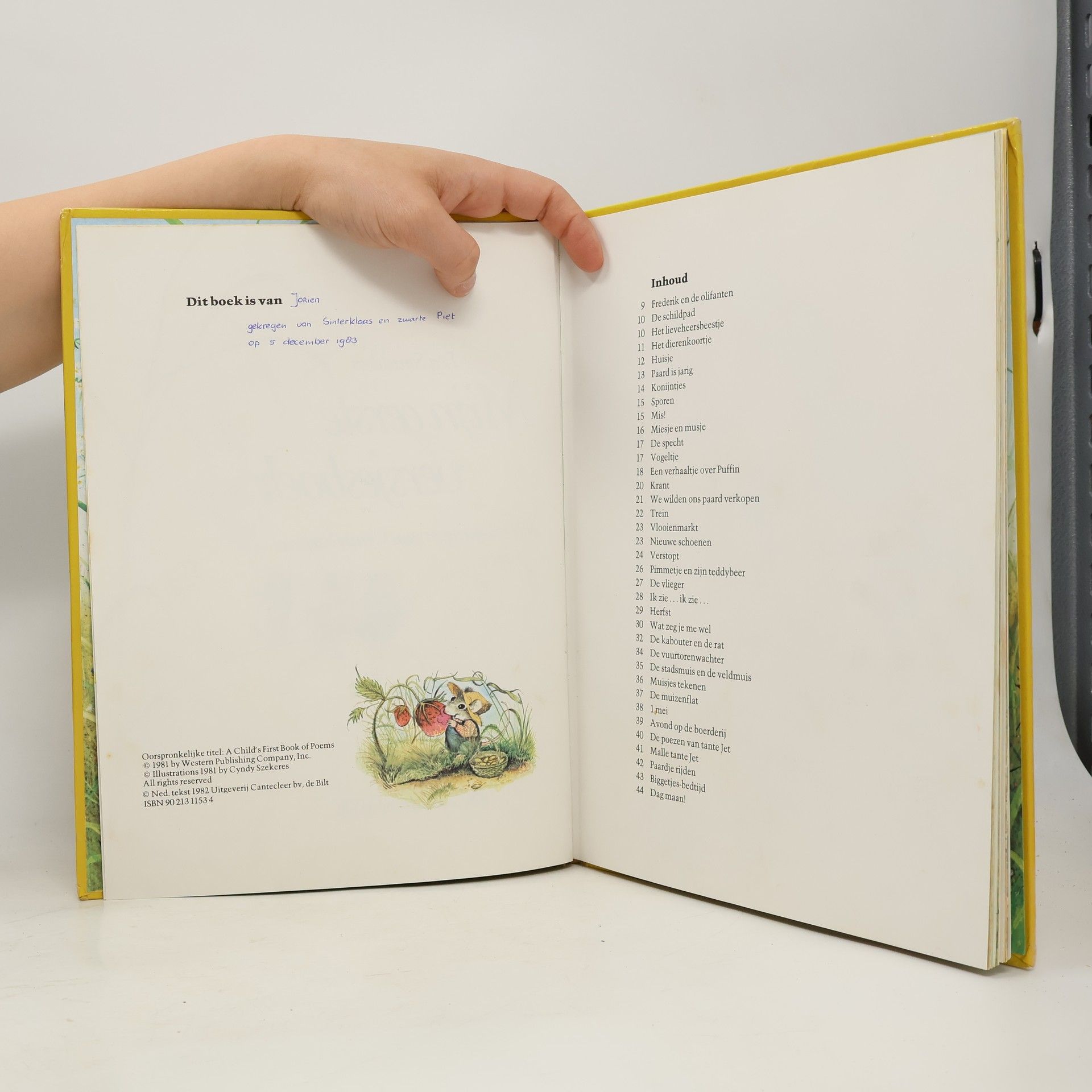 Lea Smulders Mijn eerste versjes-boek
