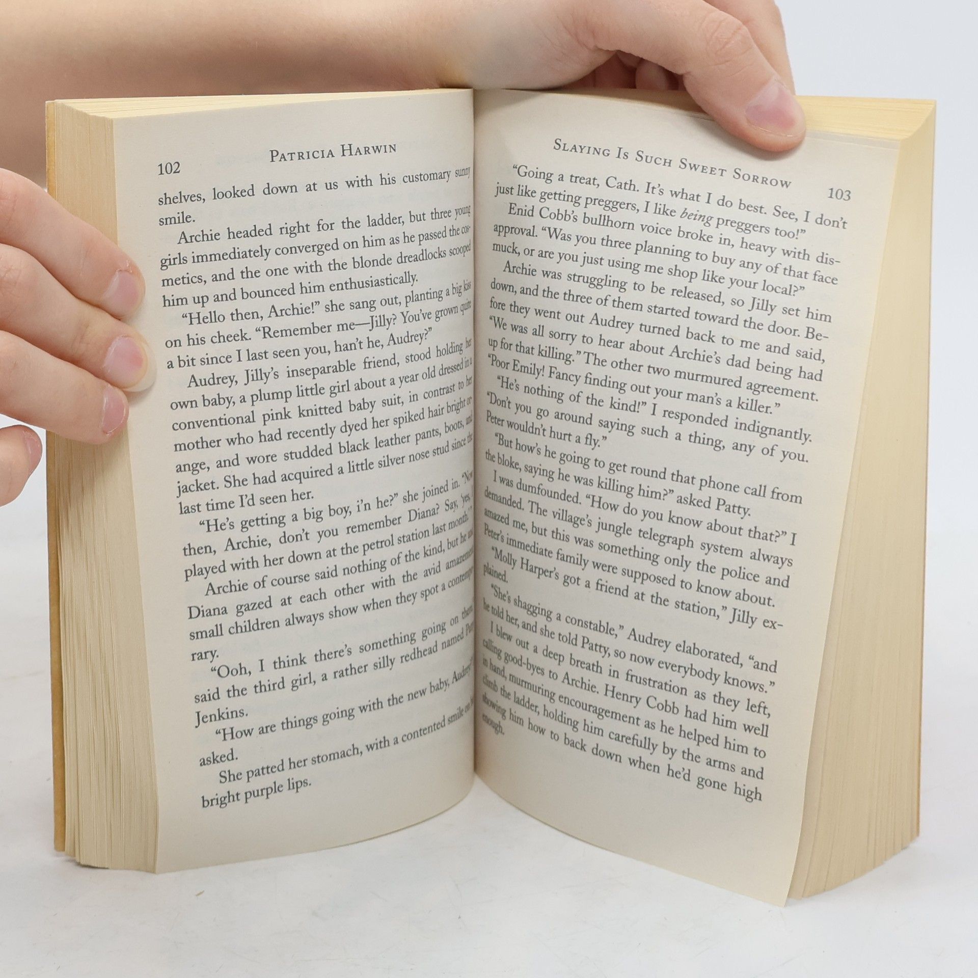 Patricia Harwin Pocket Books Mystery: Slaying Is Such Sweet Sorrow