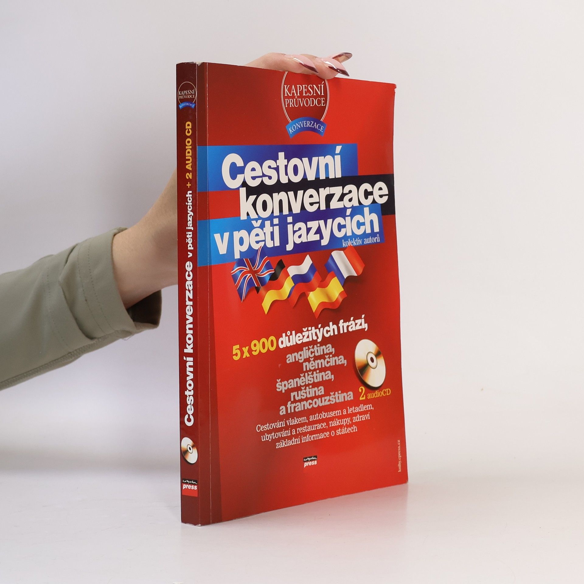 Various authors Cestovní konverzace v pěti jazycích : [angličtina, němčina, španělština, ruština a francouzština]