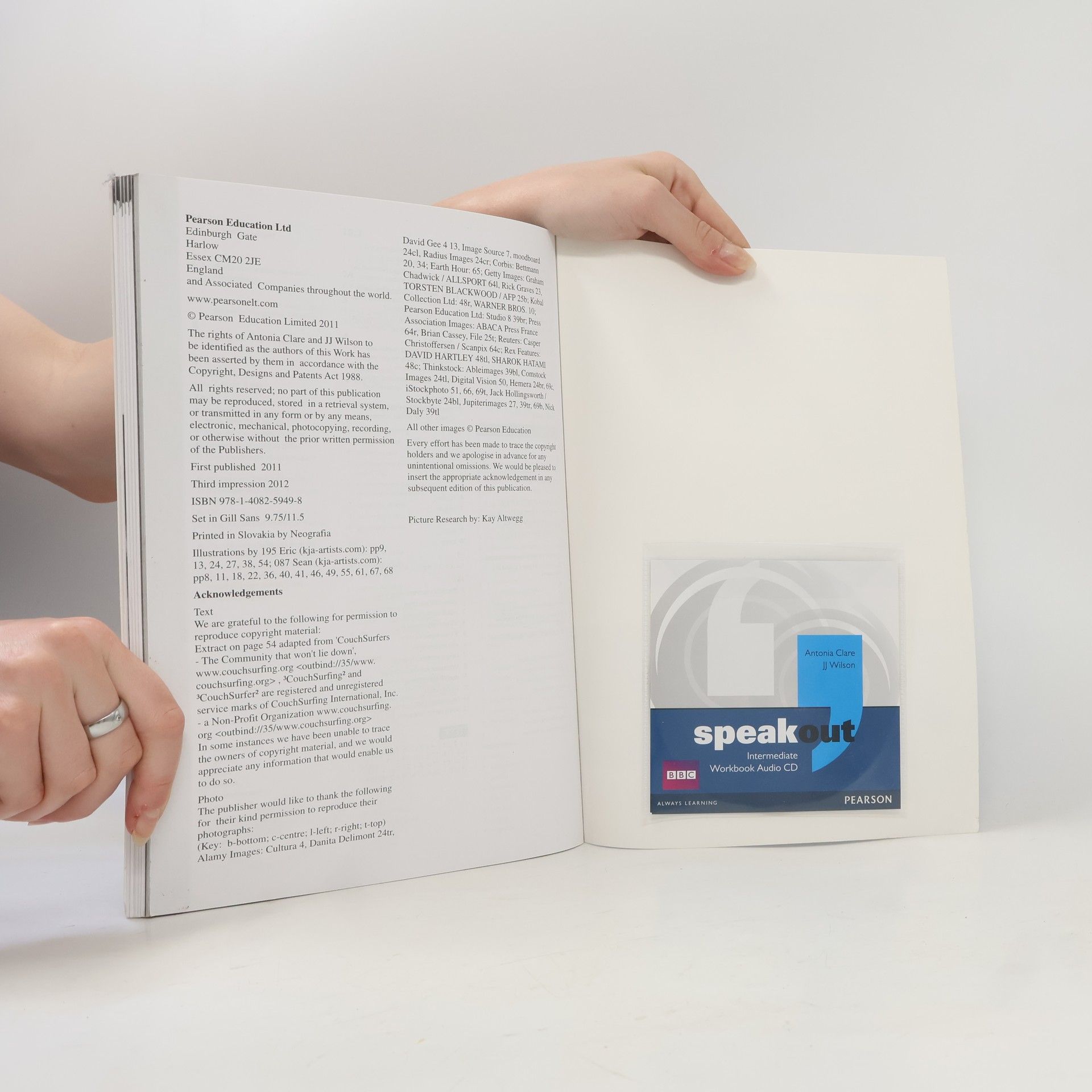 Antonia Clare Speakout. Intermediate. Workbook with key