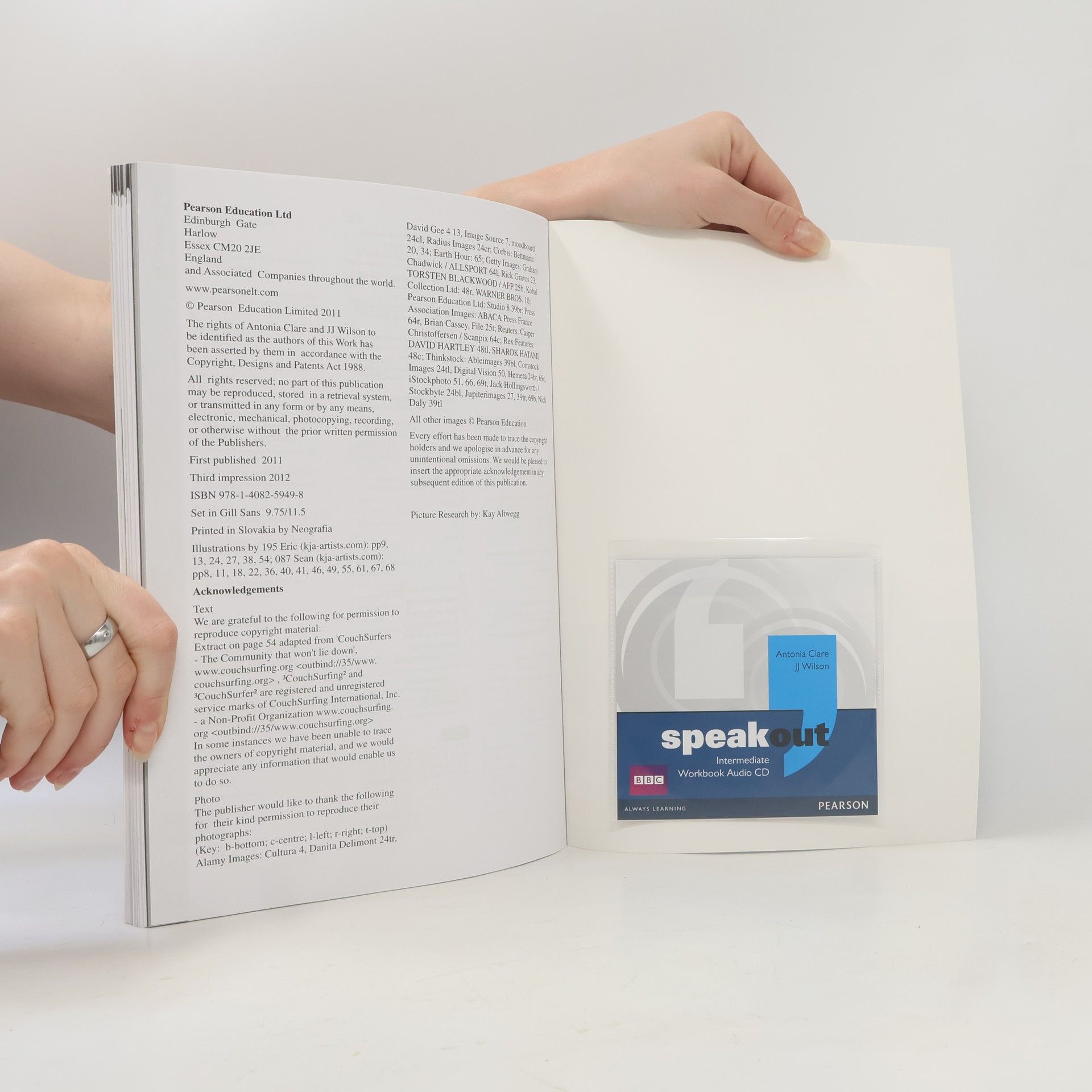 Antonia Clare Speakout. Intermediate. Workbook with key