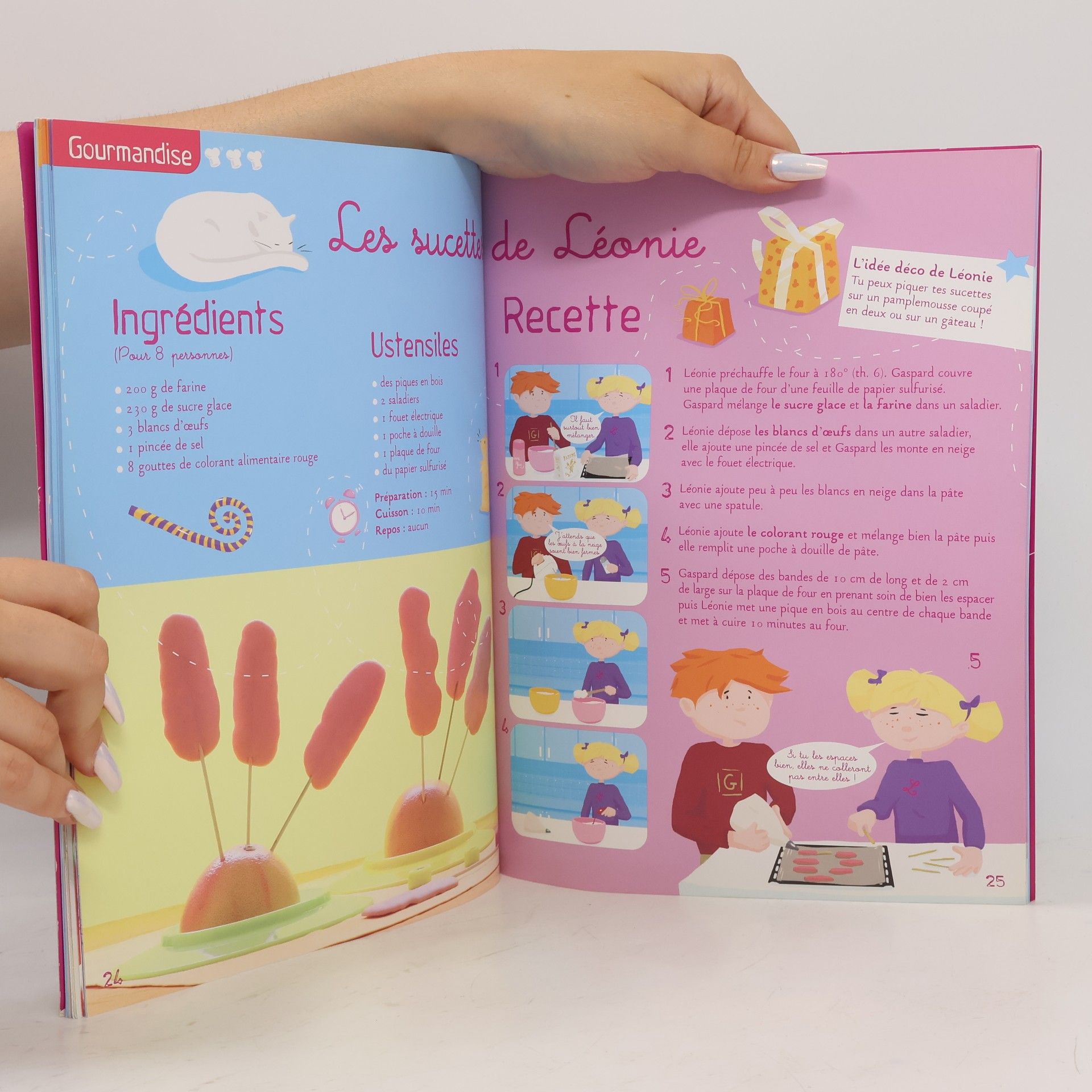 Gilles Laurendon Gaspar et Léonie. Menus d'anniversaire