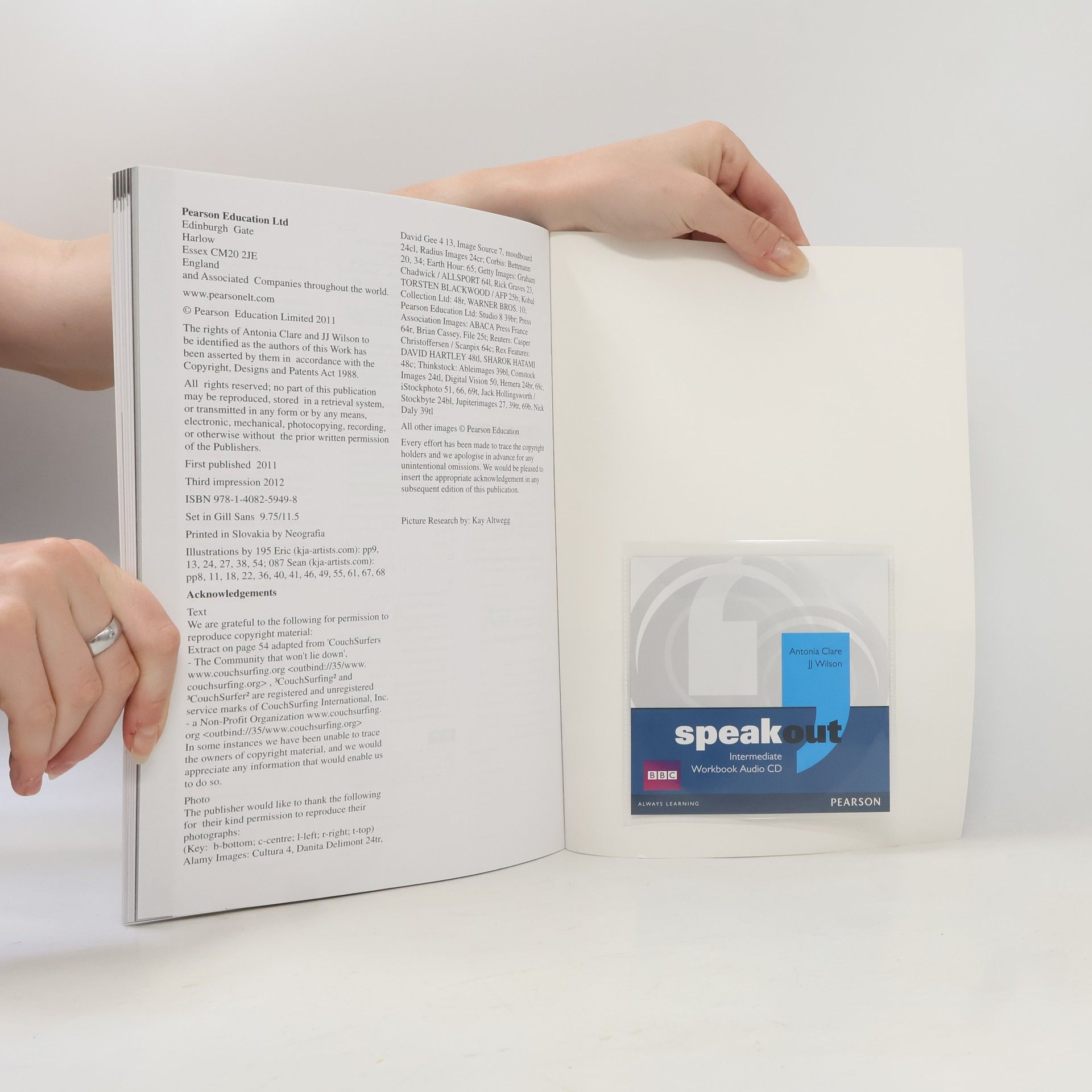 Antonia Clare Speakout. Intermediate. Workbook with key