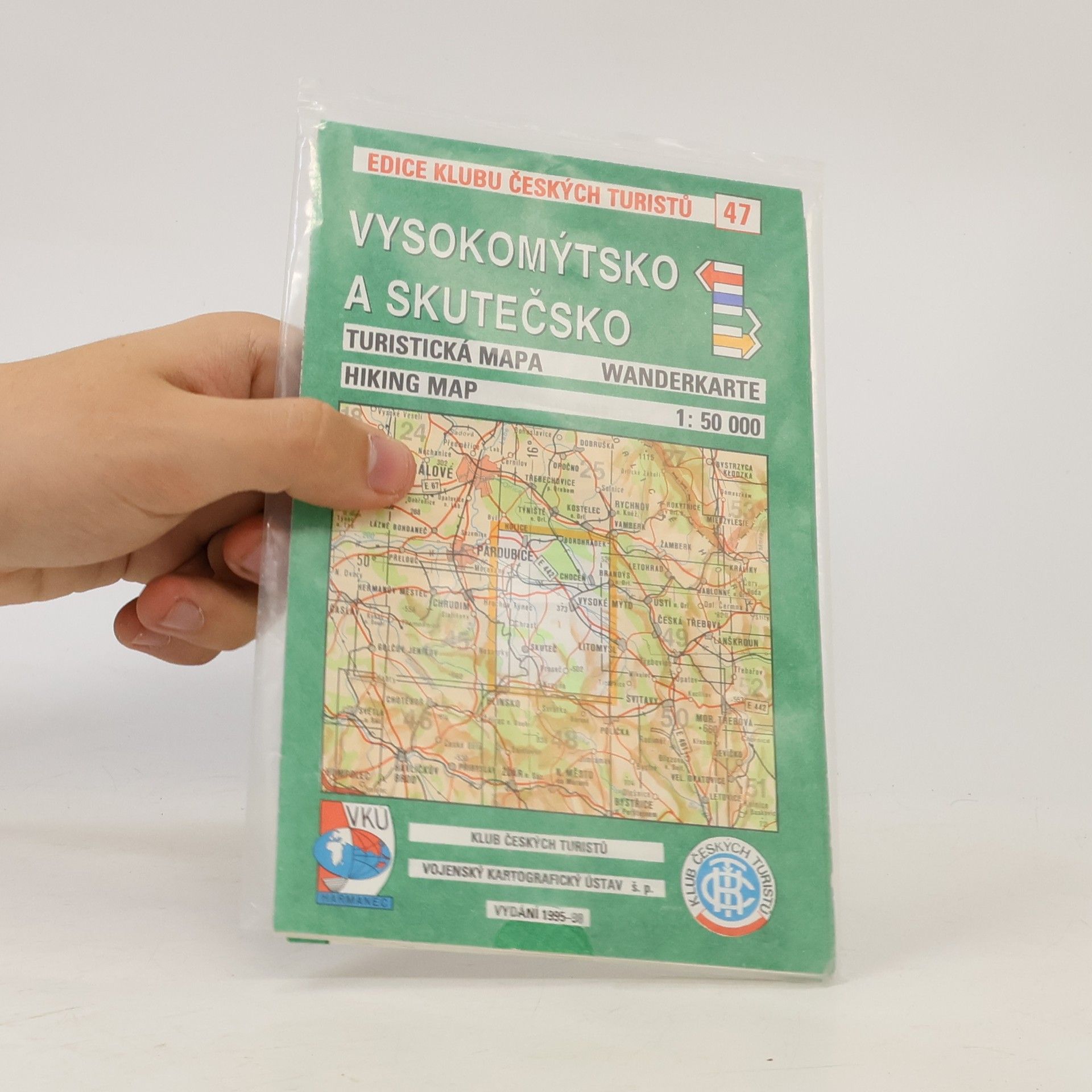 Autores varios Vysokomýtsko a Skutečsko turistická mapa