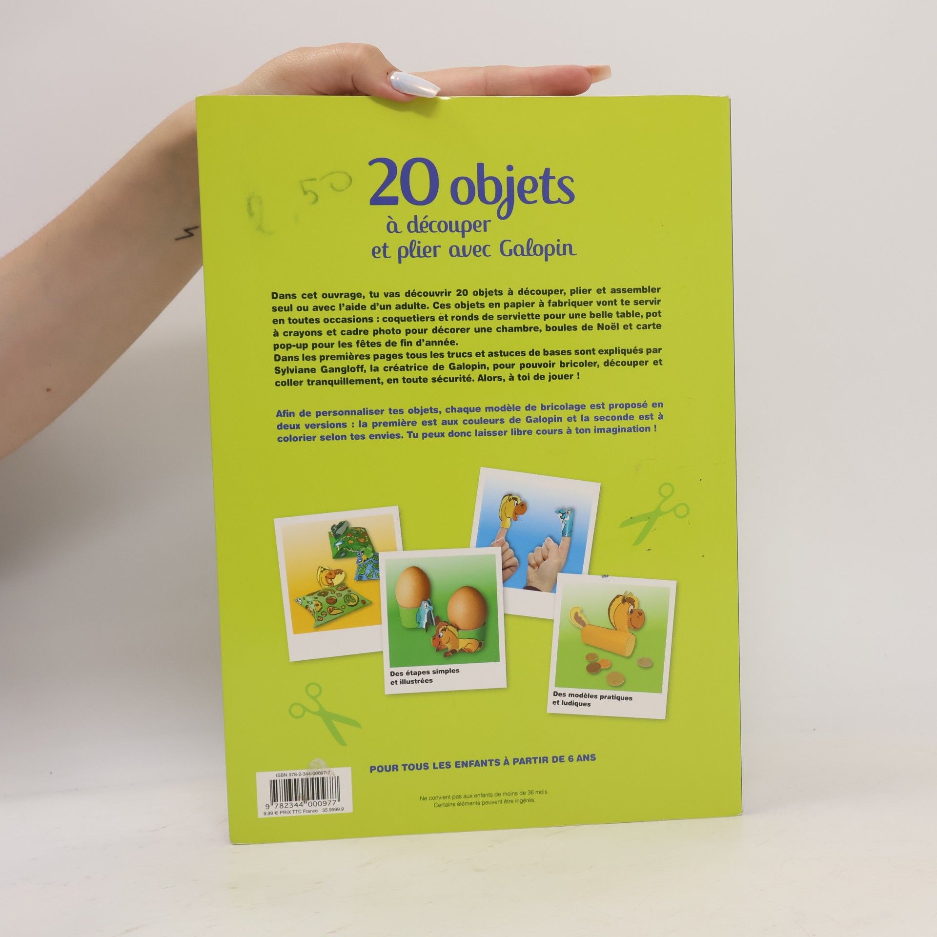 Sylviane Gangloff 20 objets à découper et plier avec Galopin